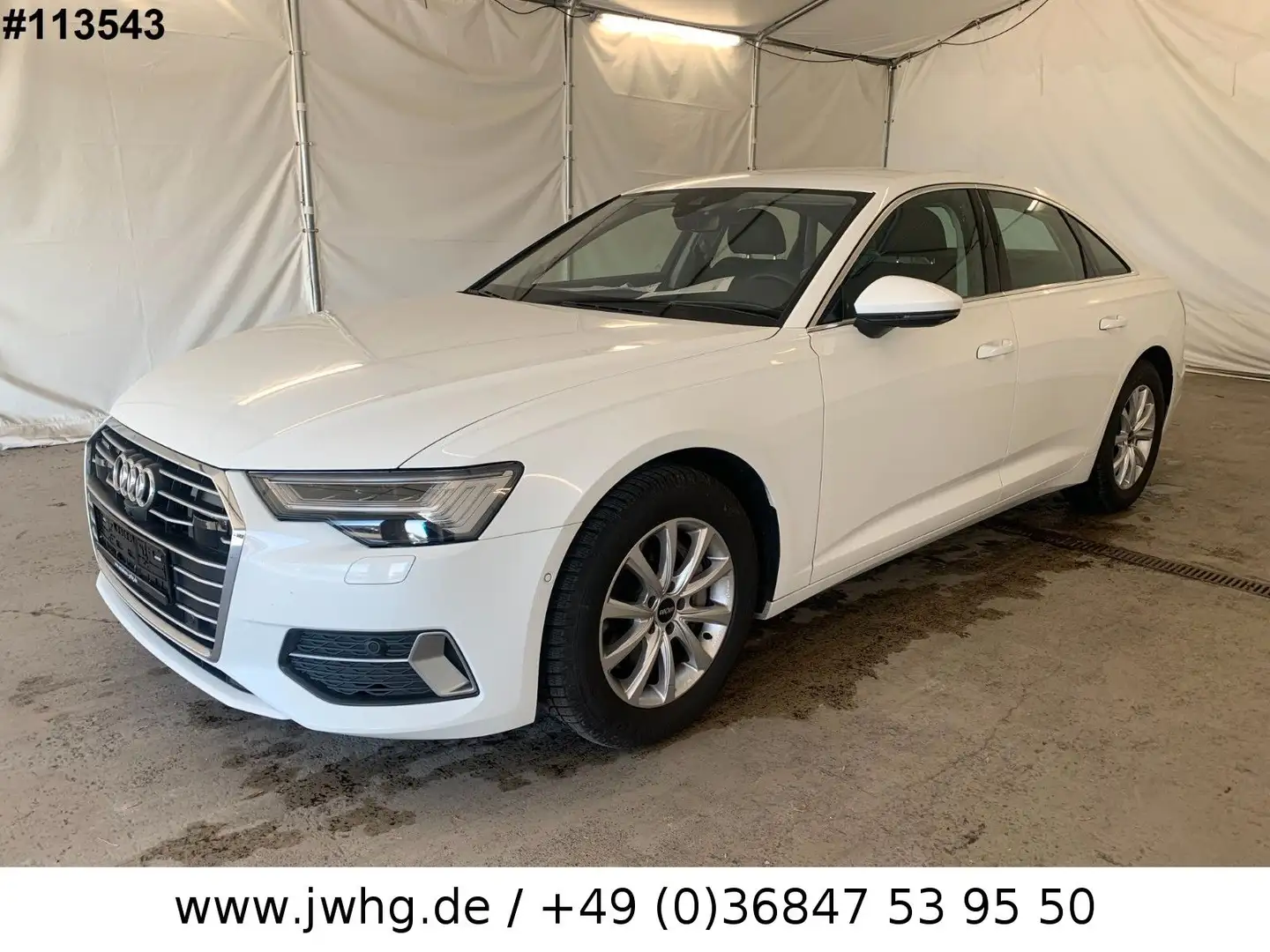 Audi A6 Lim 50 quattro Sport ACC+/HD-MATRIX/360°KAM Weiß - 1