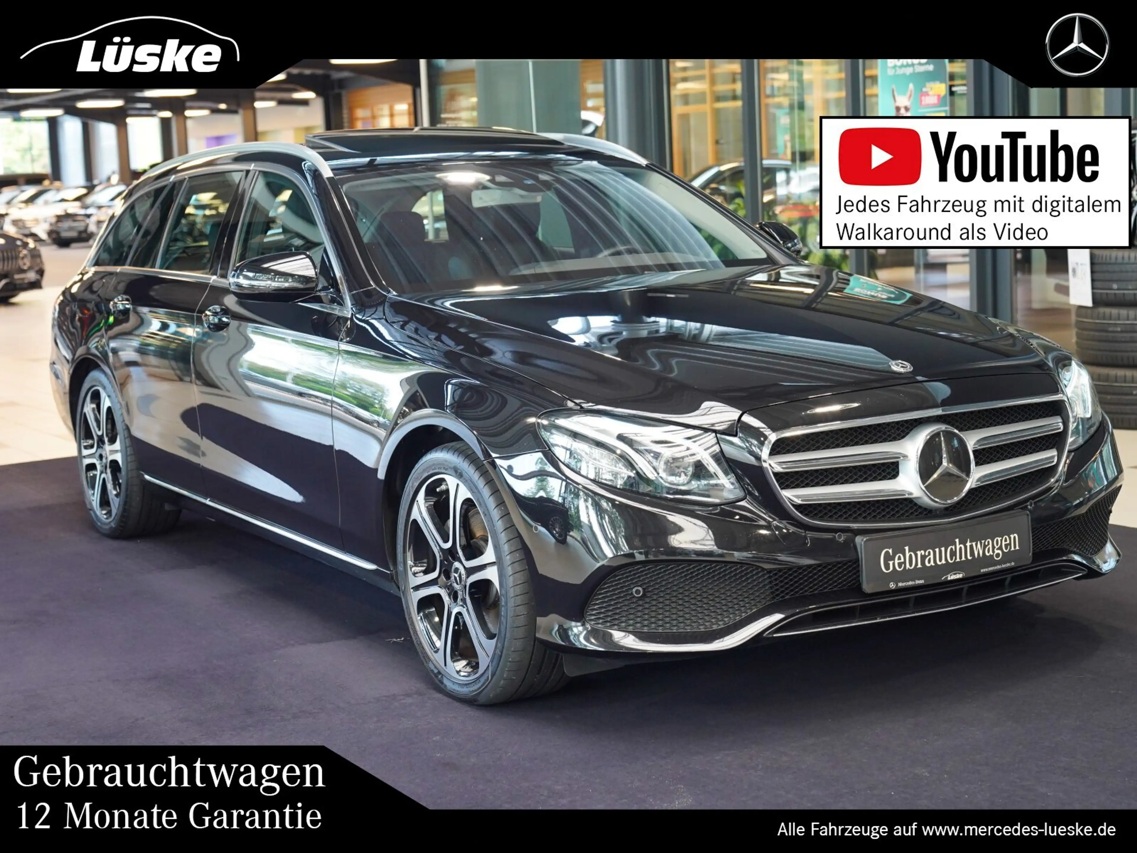 Mercedes-Benz E 220 E 220 d T 4M AVANTGARDE MULTIBEAM AHK Schiebedac
