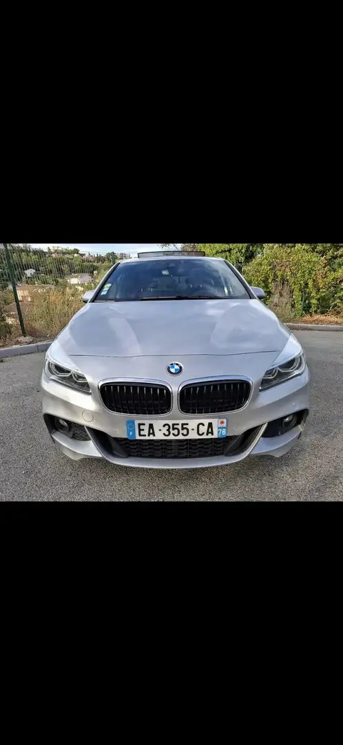 BMW 218 Active Tourer 218d 150 ch M Sport A Gris - 2