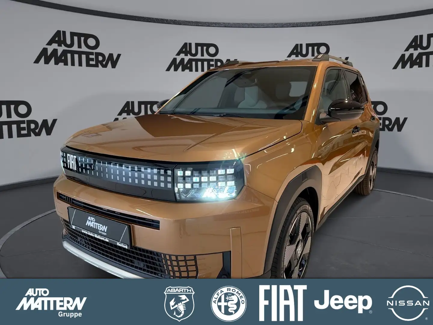 Fiat Grande Panda La Prima 44kWh Brun - 1