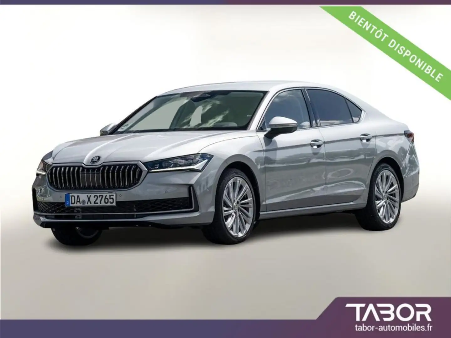 Skoda Superb 1.5 eTSI 150 DSG LED GPS cam SunS Argent - 1