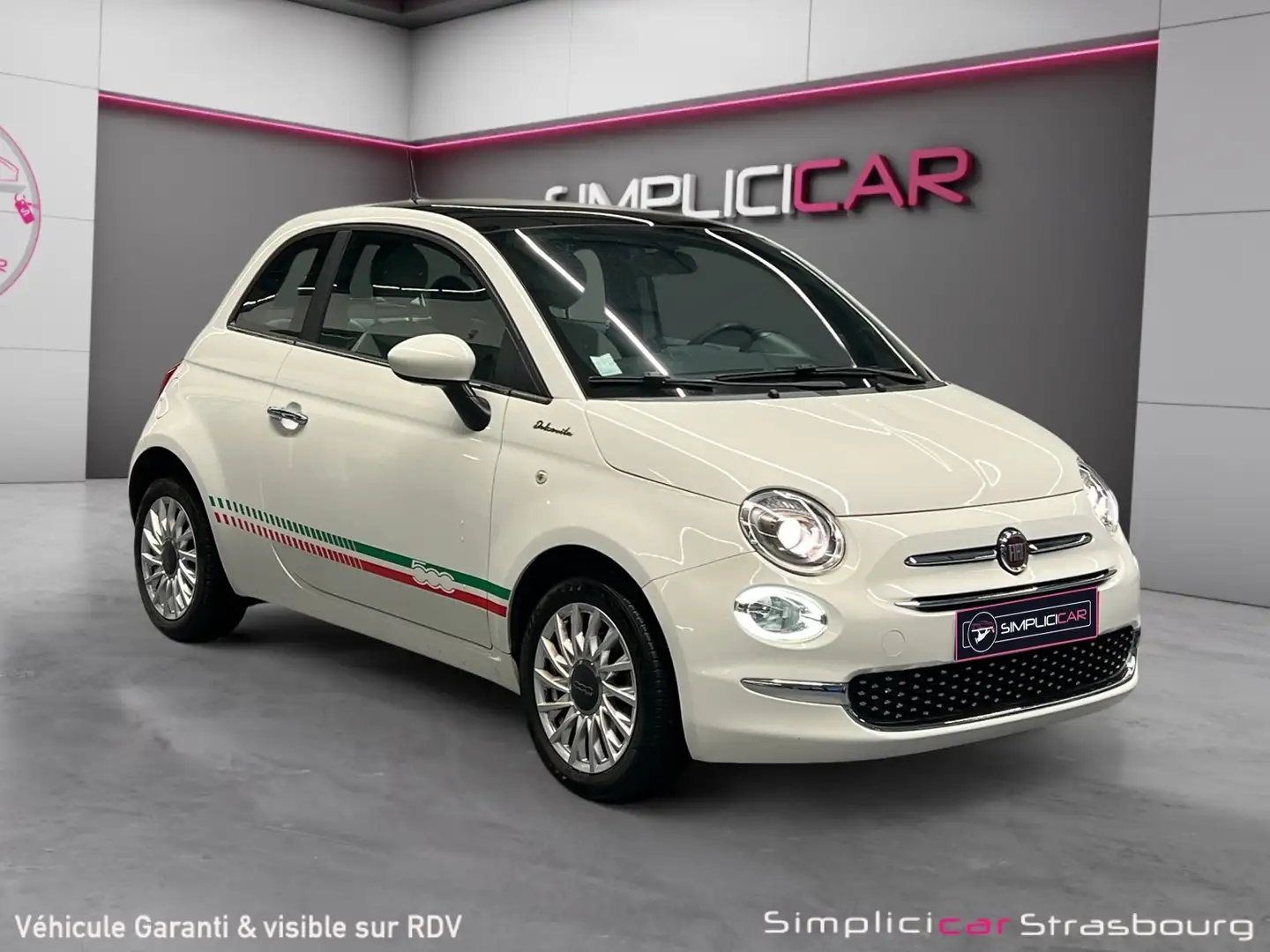 Fiat 500 500 1.0 70 ch Hybride BSG S/S Hybrid Launch Edition Wit - 1