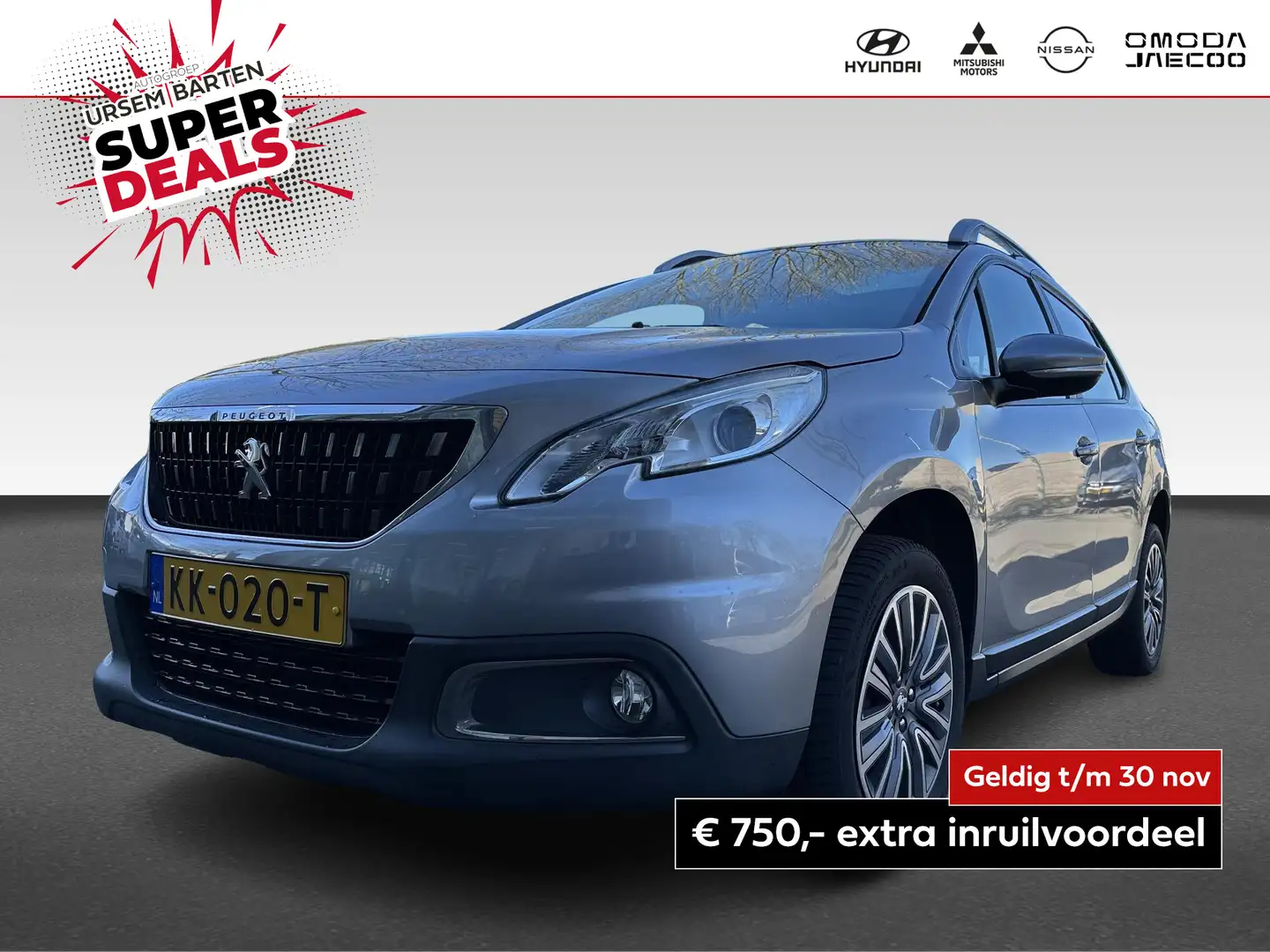 Peugeot 2008 1.2 PureTech Blue Lion | Automaat | Trekhaak | Nav Gris - 1