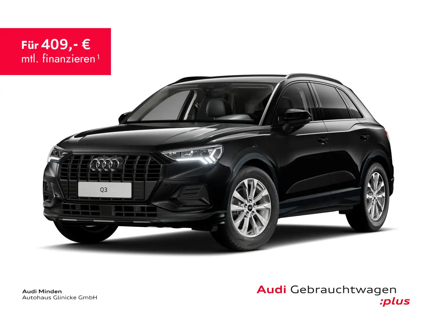 Audi Q3 35 TFSI advanced AHK LED LM 18" Navi PDC vo+h Schwarz - 1