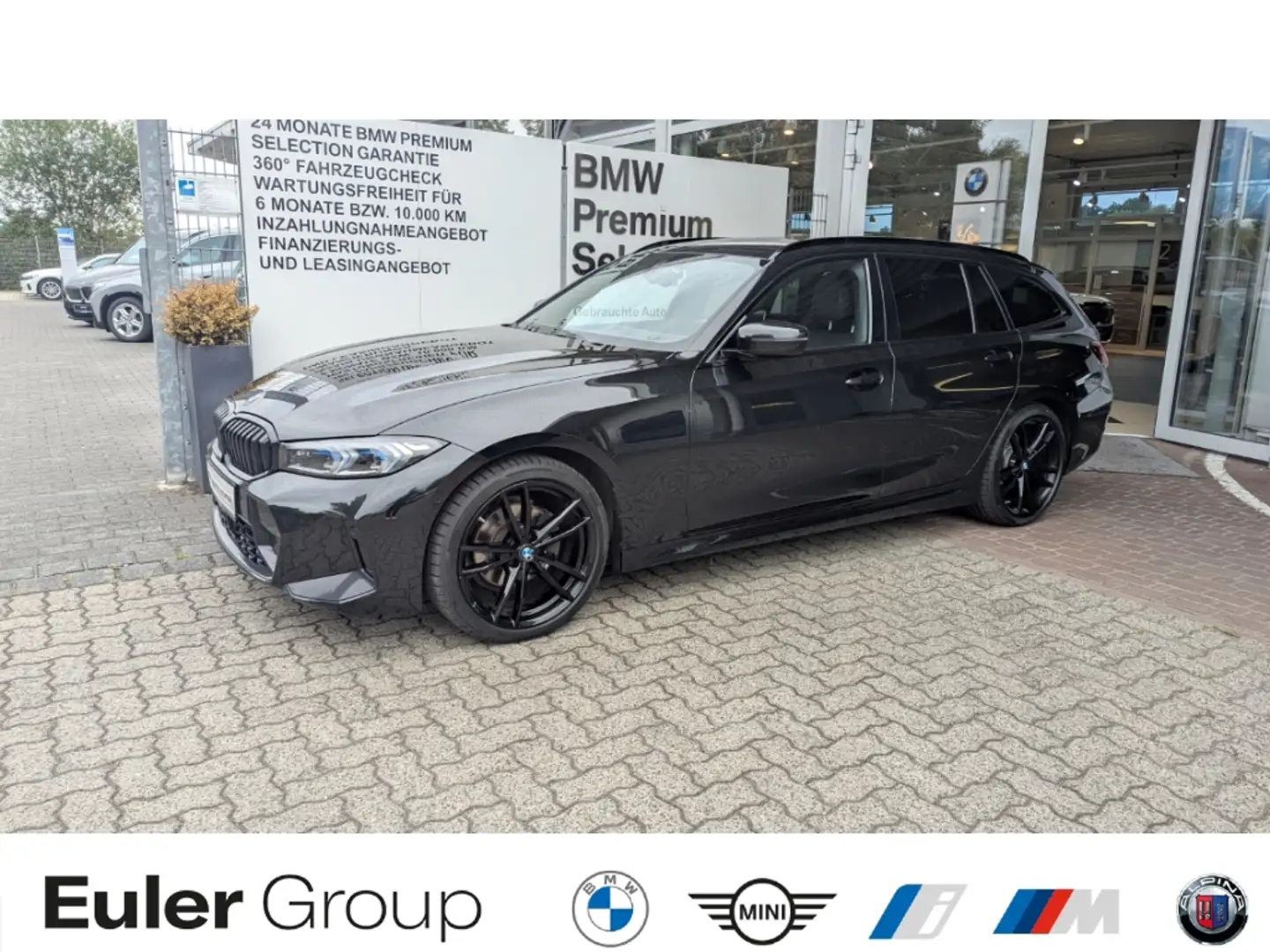 BMW 320 d xDrive Touring M-Sportpaket HUD AHK Navi HiFi Pa Schwarz - 1