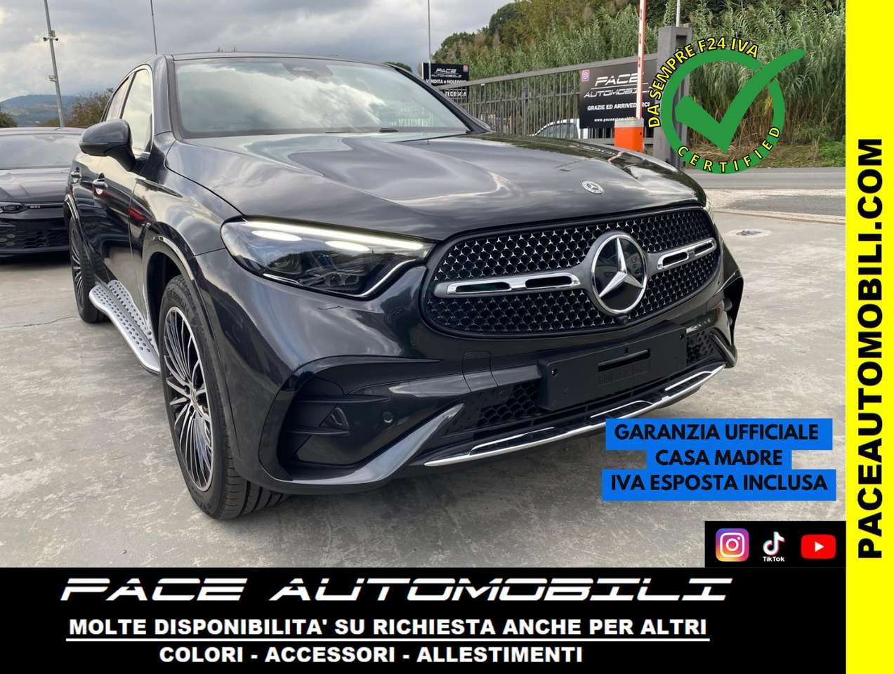 Mercedes-Benz GLC 300 D 4M PREMIUM AMG LED NIGHT PACK TETTO PELLE 20"
