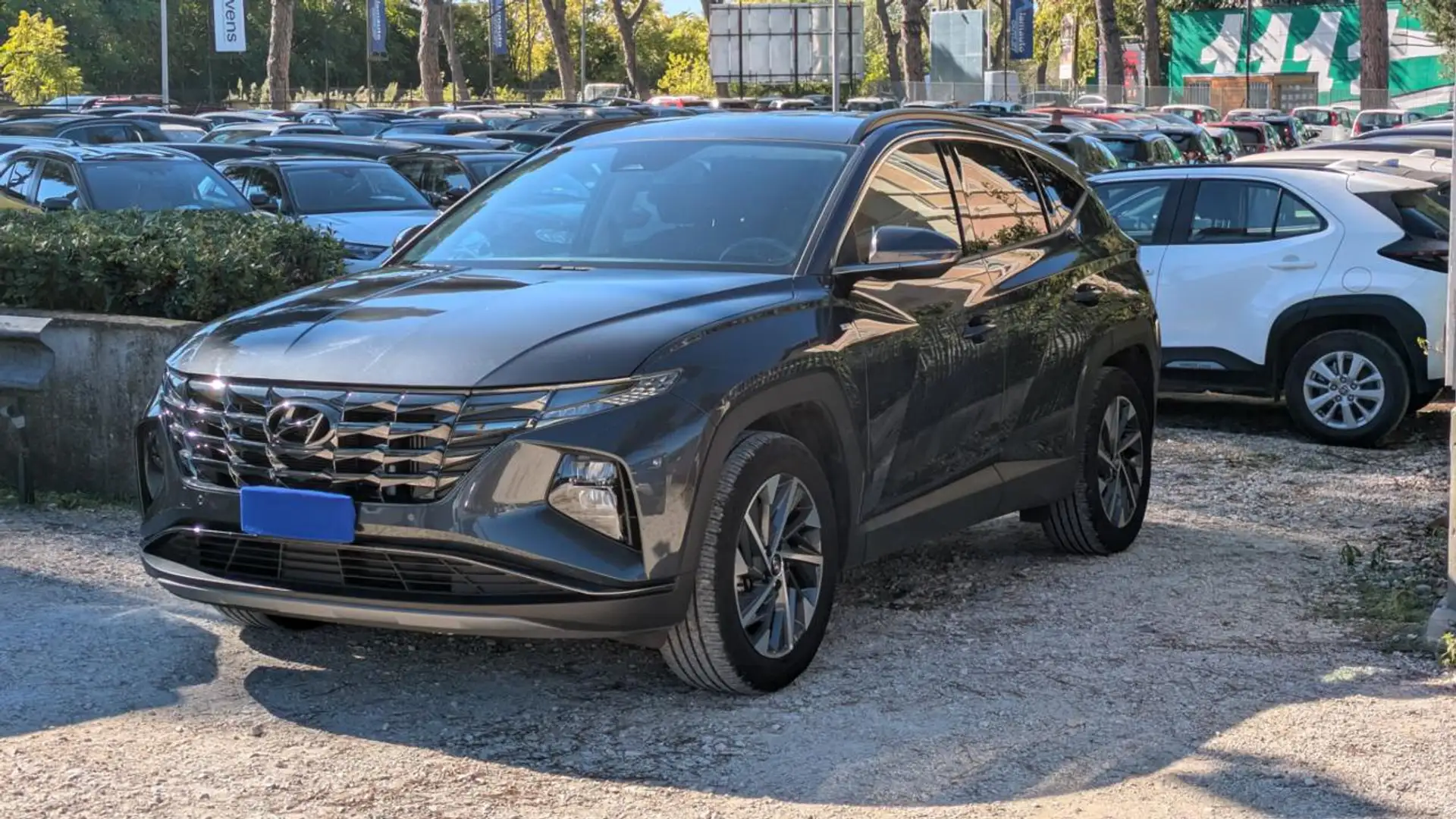 Hyundai TUCSON X-LINE HYBRID 1.6cc 150cv 2WD DCT 48V-SAFETYPACK Grigio - 2