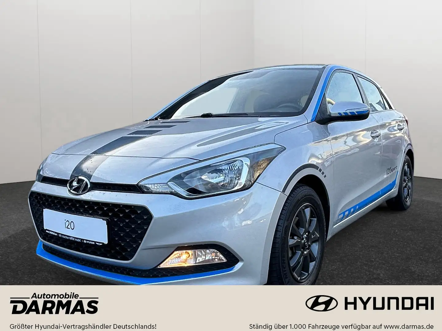 Hyundai i20 i20 YES 1.2 Sitzheizung Scheckheft PDC hinten Zilver - 1