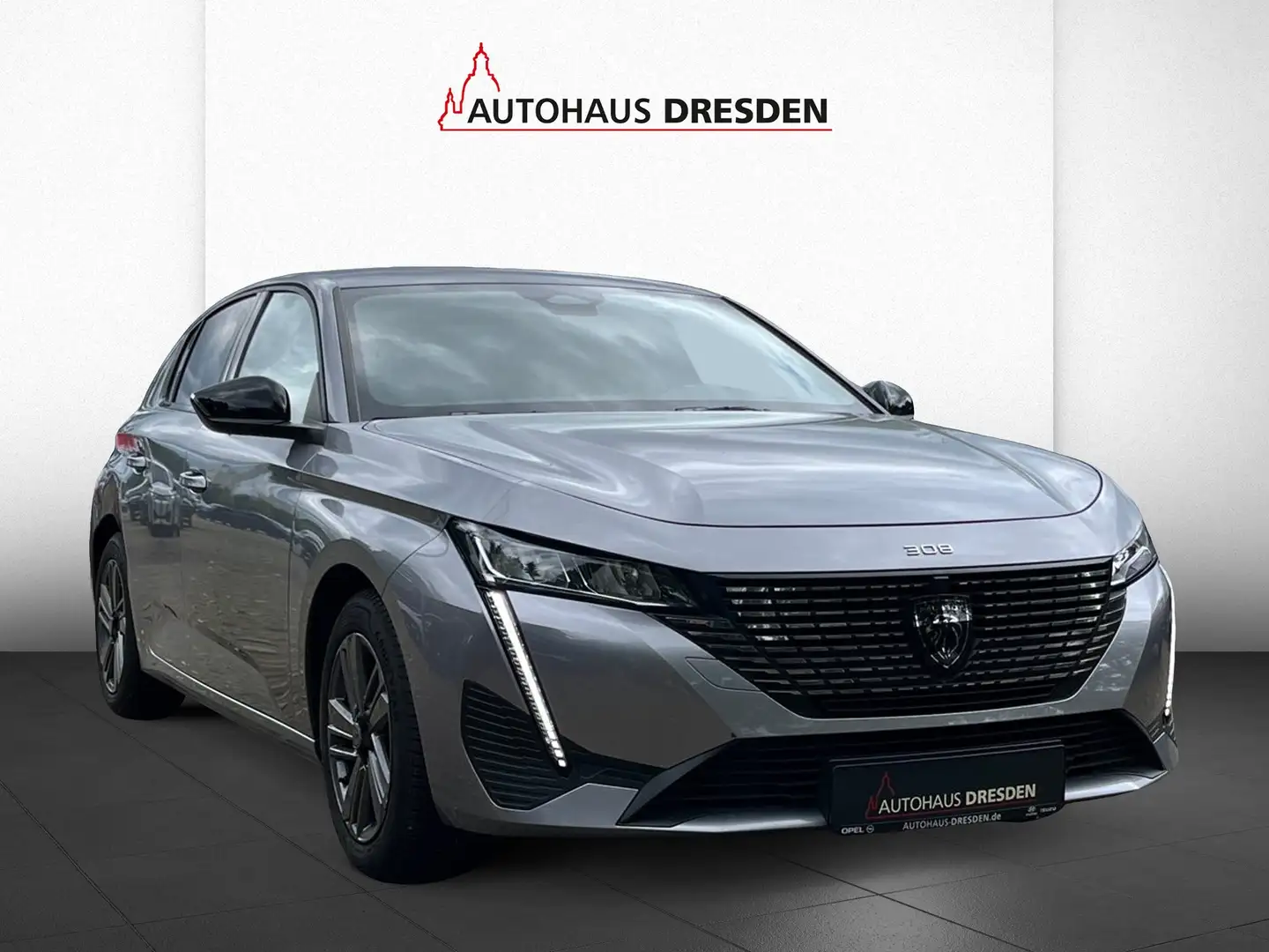 Peugeot 308 1.2 PureTech 130 Allure LED /NAVI / DAB Gris - 2