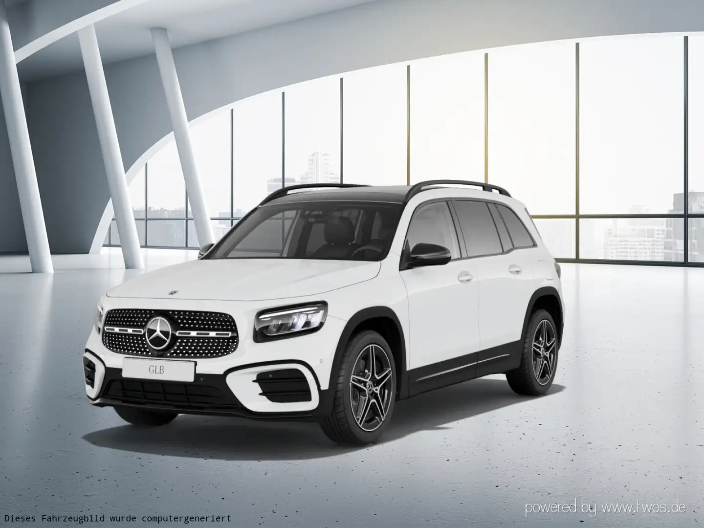 Mercedes-Benz GLB 200 GLB 200 AMG Line Navi Pano.-Dach Keyless-Go/Klima  Weiß - 2