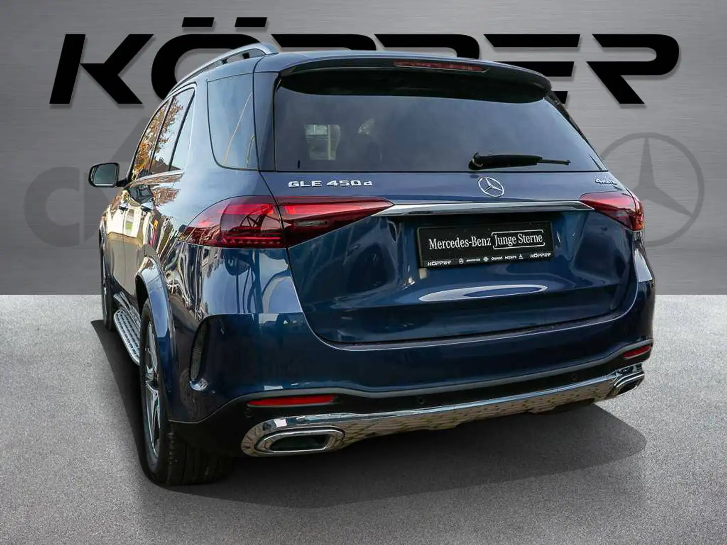 Mercedes-Benz GLE 450 d 4M AMG Premium AHK Standhzg. Airmatic Blauw - 2