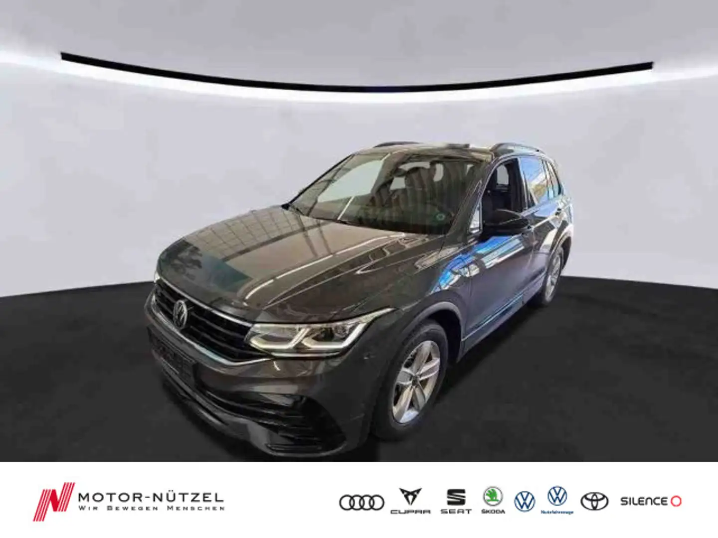 Volkswagen Tiguan 1.4TSI eHYBRID R-LINE MATRIX+NAV+AHK+PANO Grau - 1