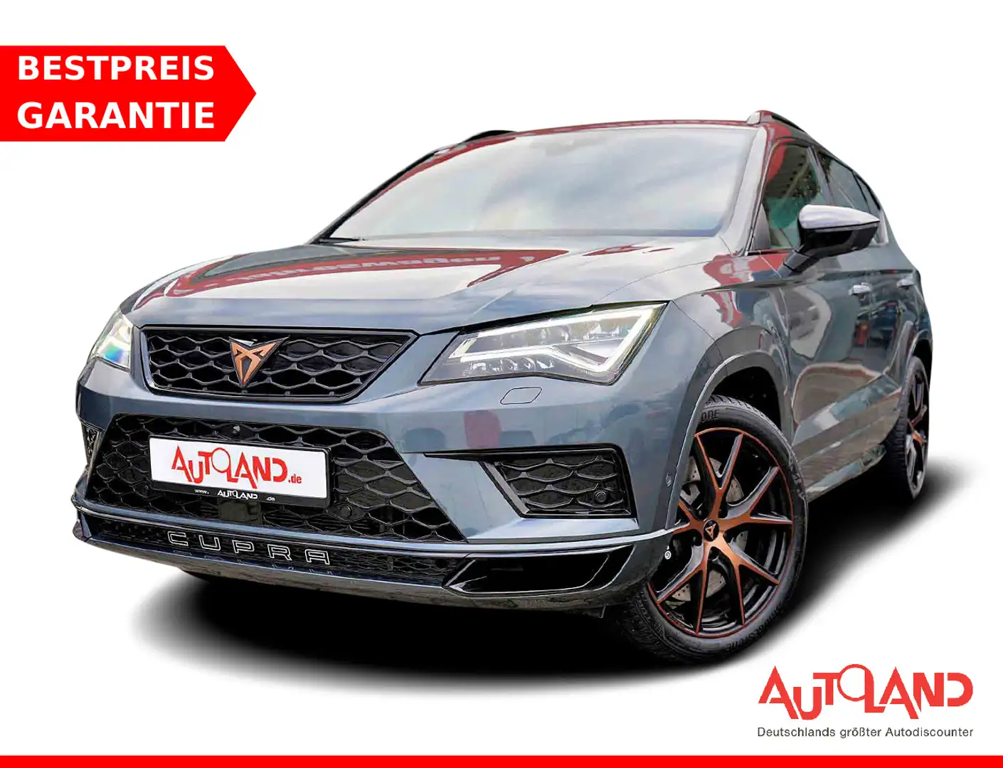 CUPRA Ateca 2.0 TSI 4Drive DSG LED Navi 360° AHK ACC Gris - 1