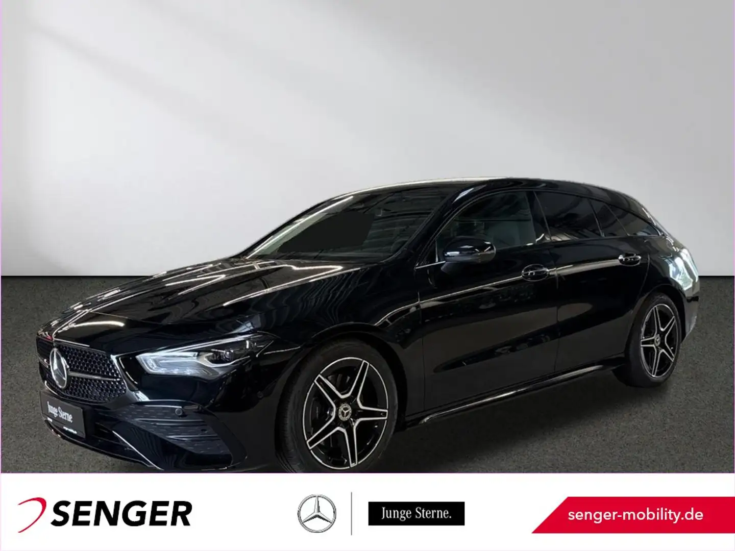 Mercedes-Benz CLA 220 d SB AMG-Line Night Distronic AHK 360°-K Noir - 1