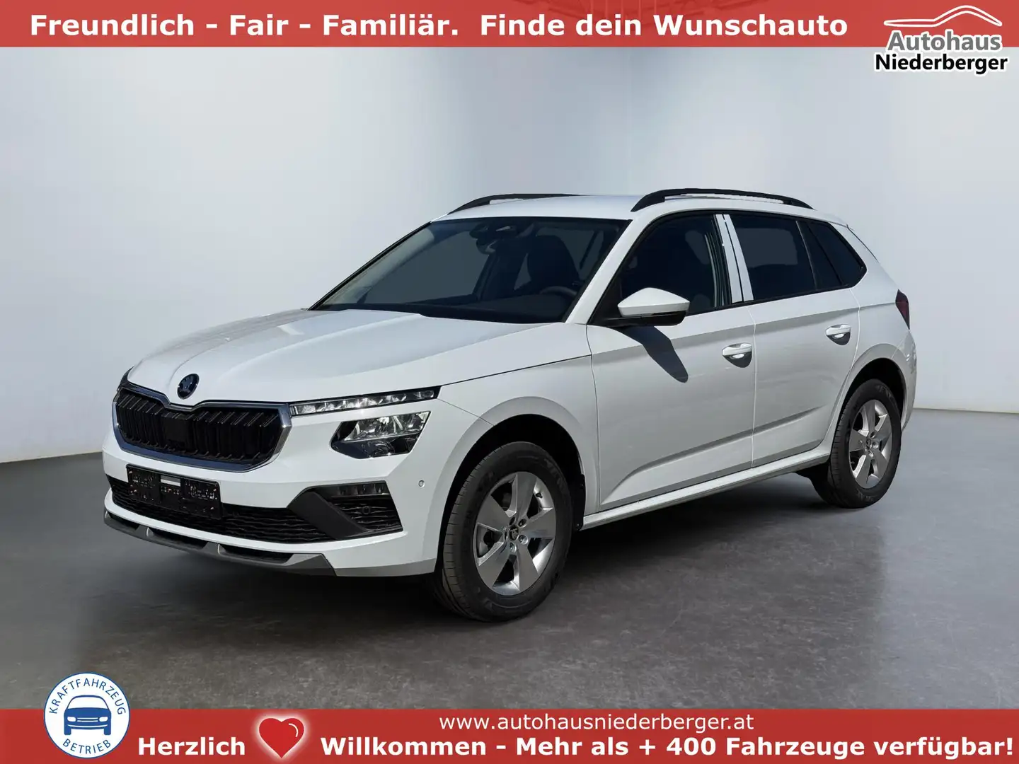 Skoda Kamiq Extra Plus 1,5 TSI DSG 2Zokli 2x Einparkhilfe A... Weiß - 1