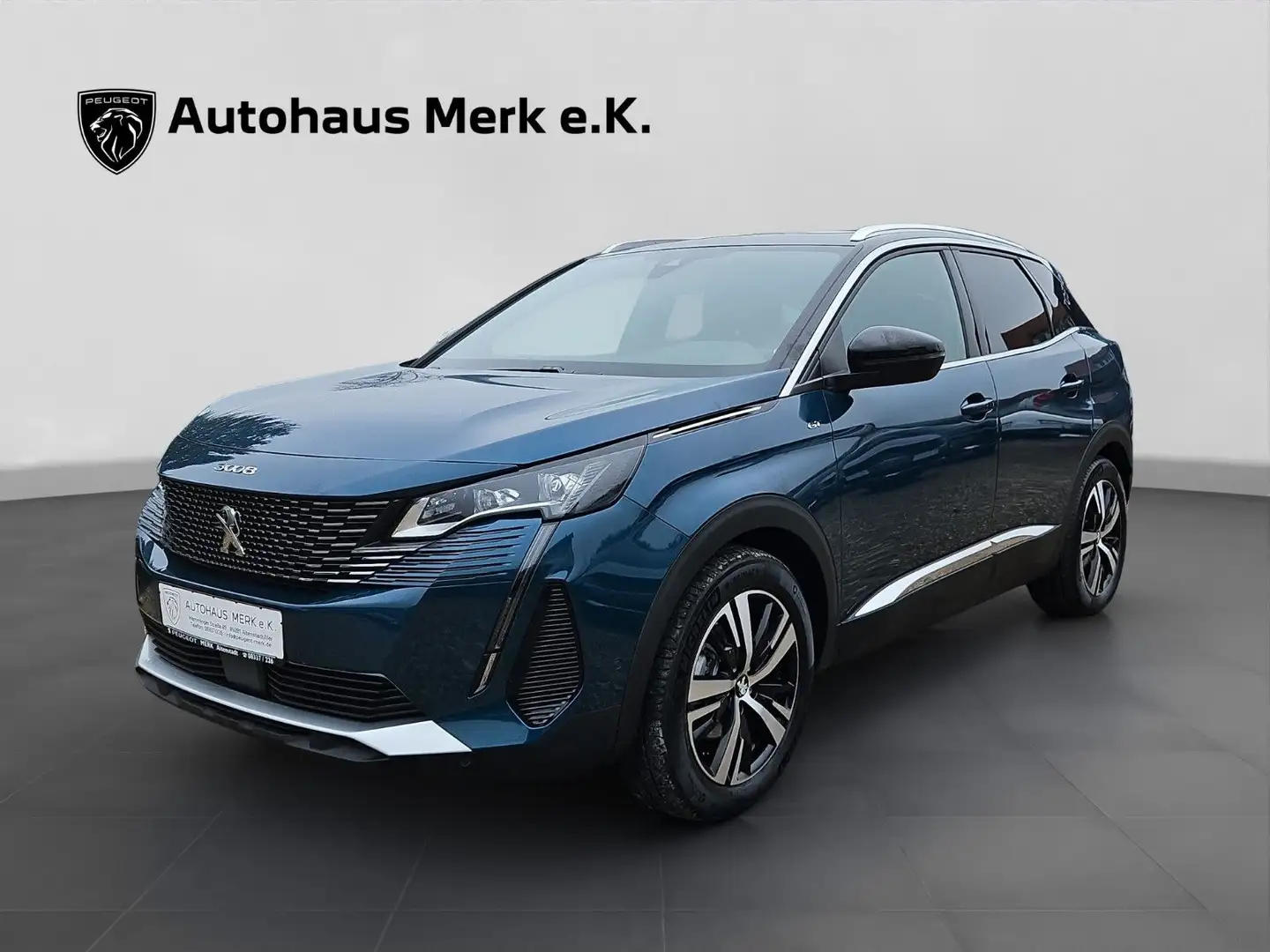 Peugeot 3008 GT HDI 130,8-fach bereift,Schiebedach Blau - 1