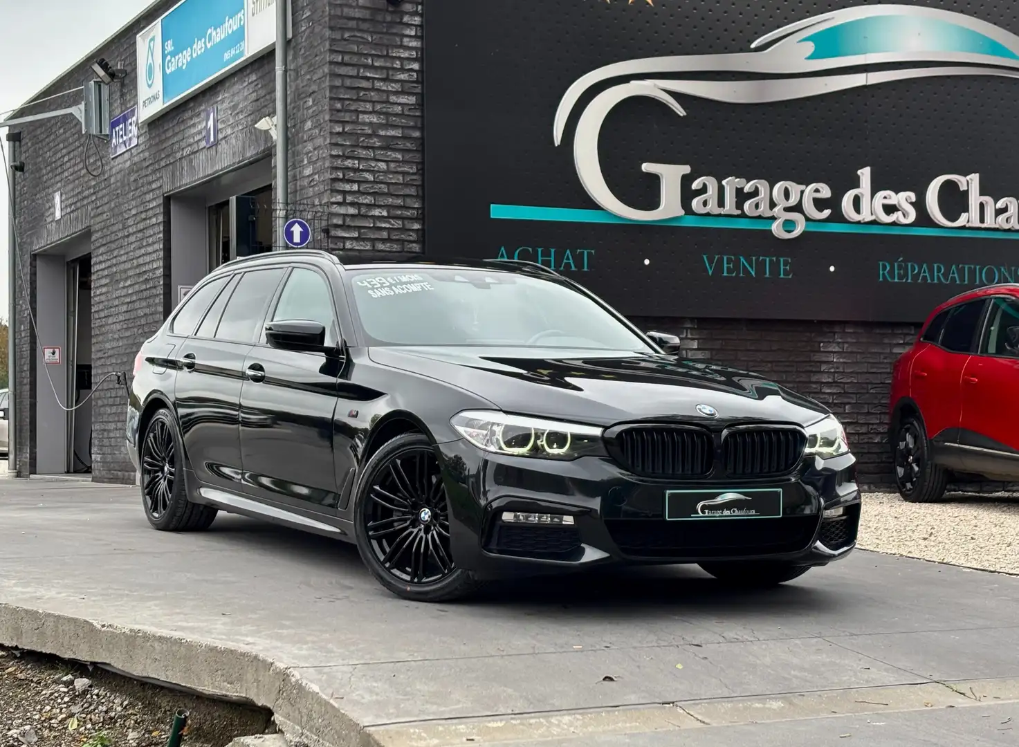 BMW 520 dA Touring - ! Pack M ! - Attelage - JA 19 - Eu6c Noir - 2