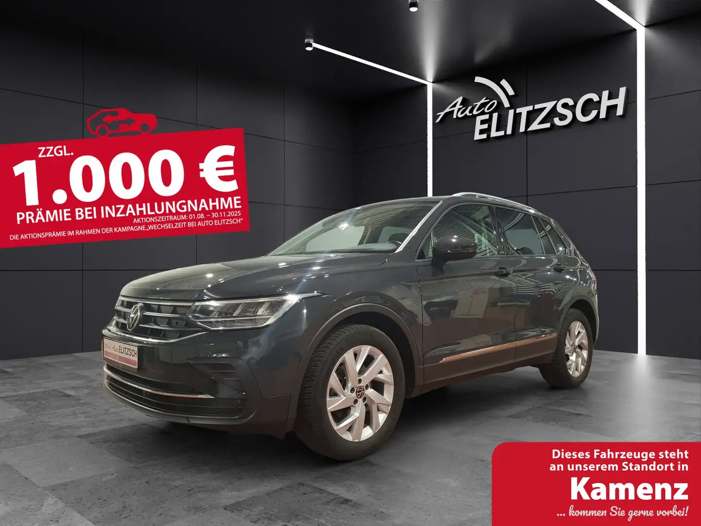 Volkswagen Tiguan TSI Active Standhzg LED Navi AID ACC SH 18" Grau - 1