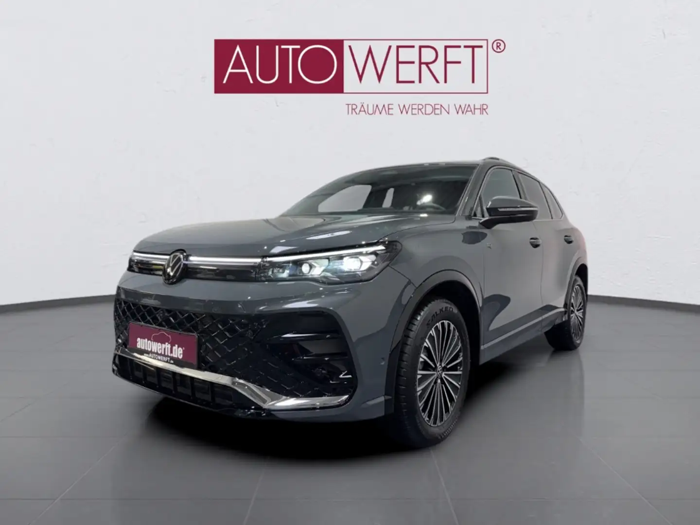 Volkswagen Tiguan 4M DSG 3x R LINE 5J.GARANTIE MATRIX PANO AHK IQ HE Gris - 1