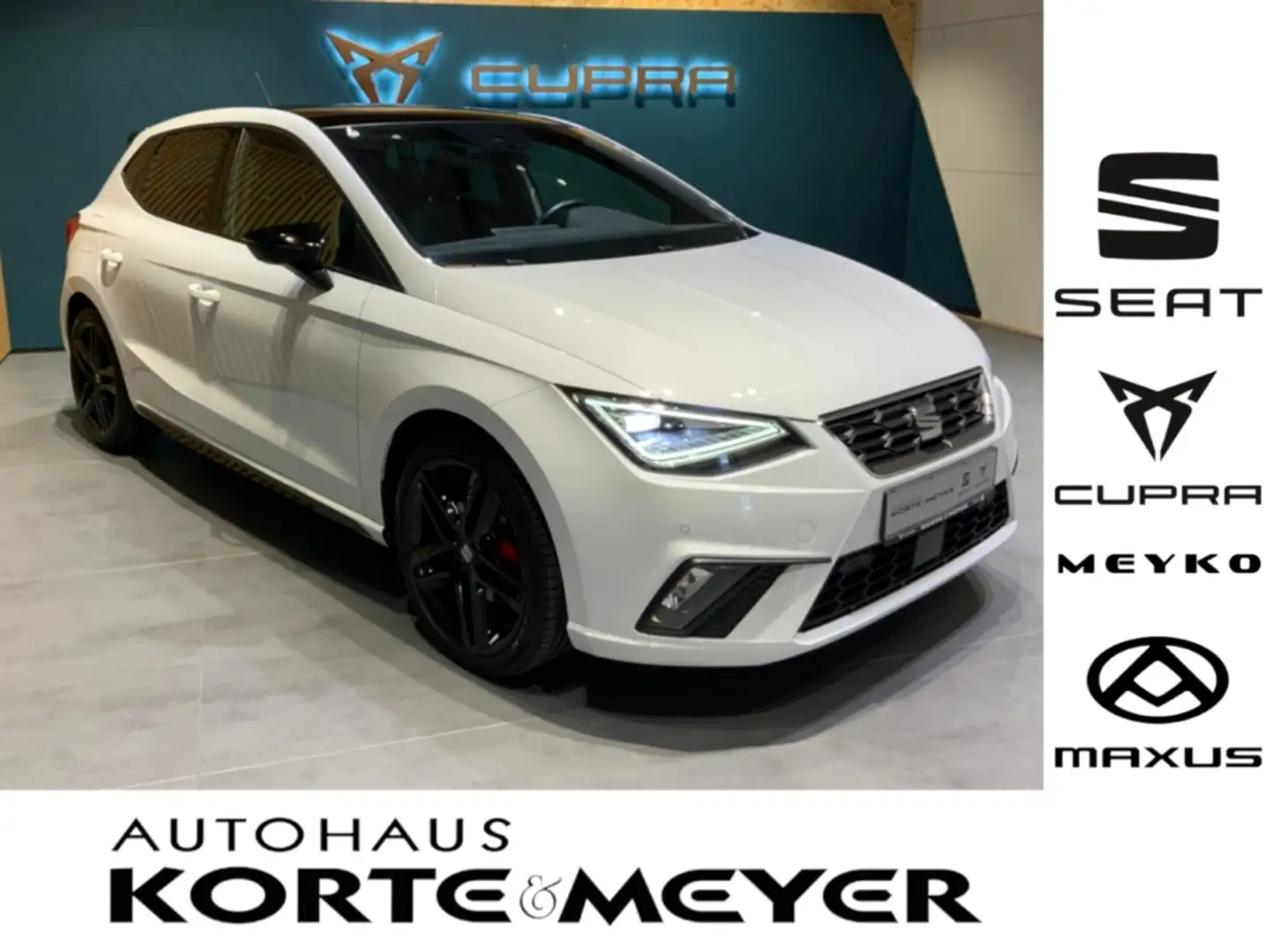 SEAT Ibiza FR Pro Black Edition 1.0 TSI EU6d Weiß - 1