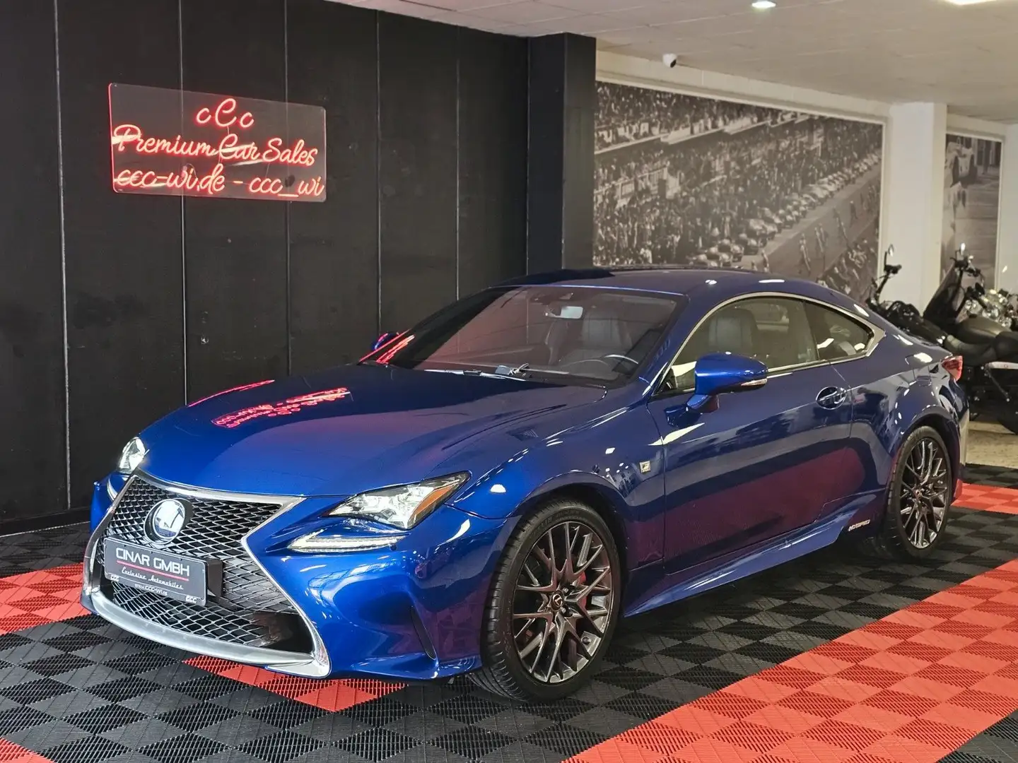 Lexus RC 300h h (CAMERA/ACC/TOTW/LED/ Albastru - 1