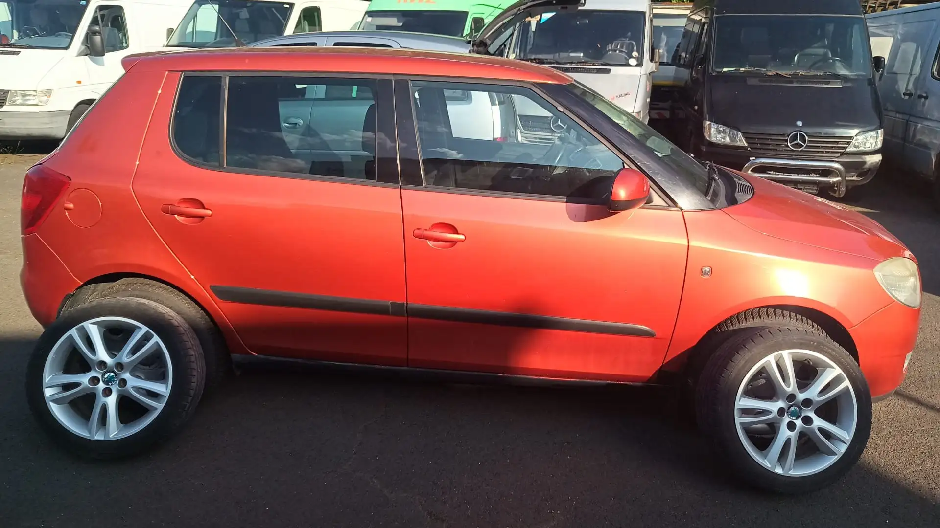 Skoda Fabia Sport Pomarańczowy - 1