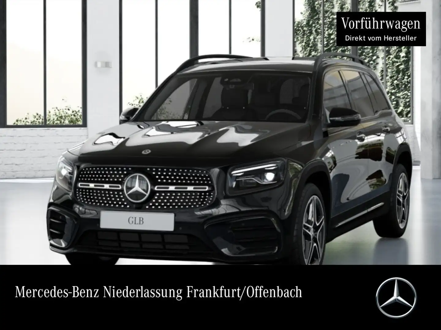 Mercedes-Benz GLB 200 AMG+NIGHT+PANO+360°+AHK+MULTIBEAM+19"+7G Schwarz - 1