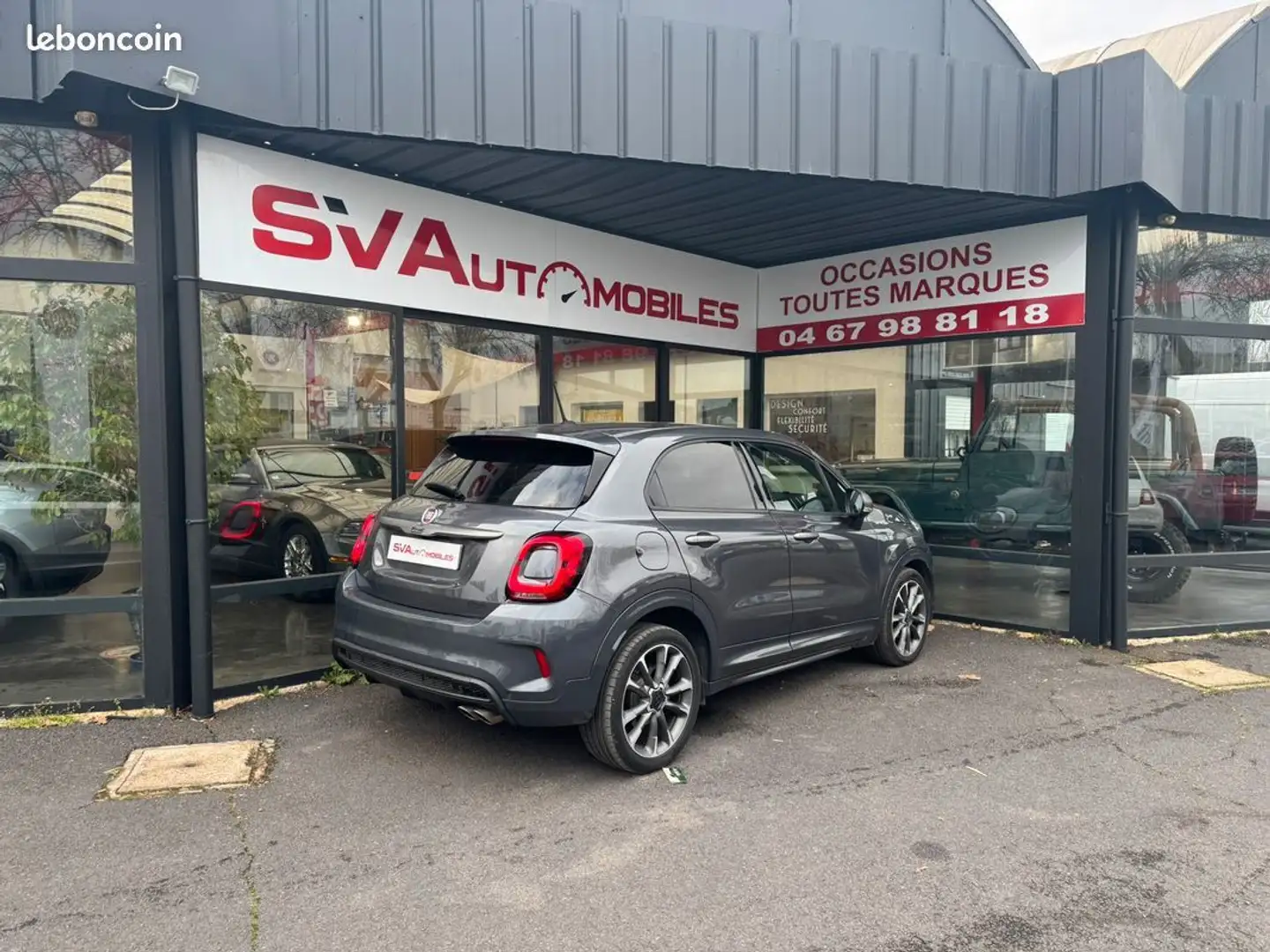 Fiat 500X 1.0 FireFly Turbo T3 120ch Sport Gris - 2