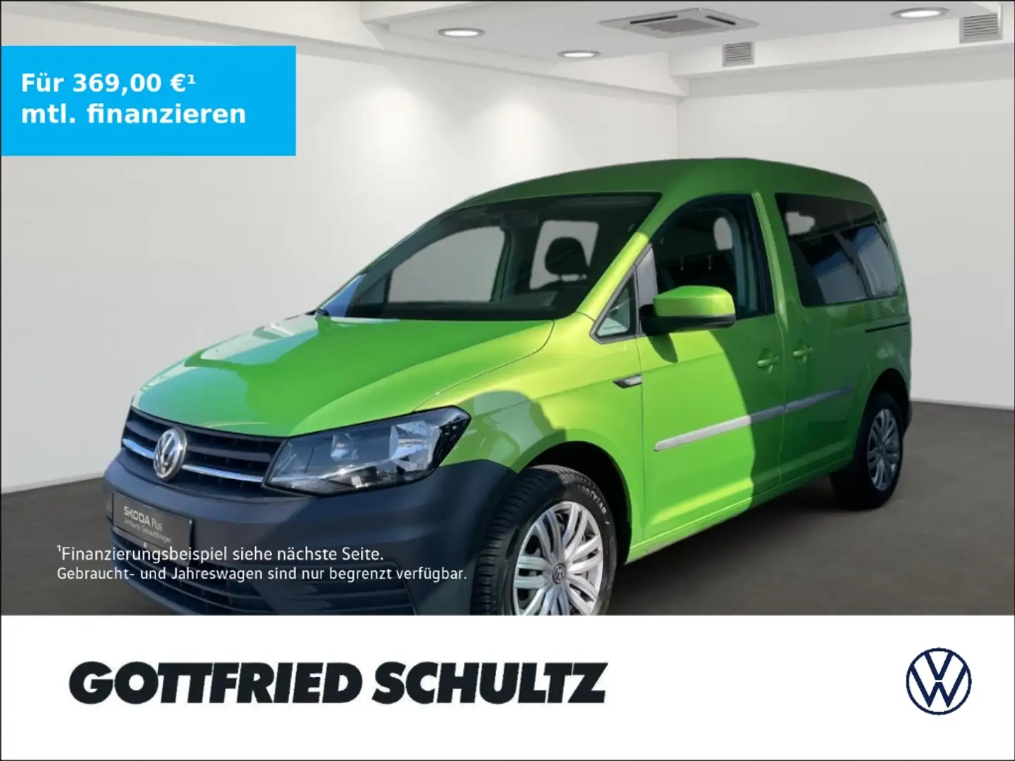 Volkswagen Caddy 1.4 TSI 6 Gang 7 SITZE KLIMA PDC Groen - 1