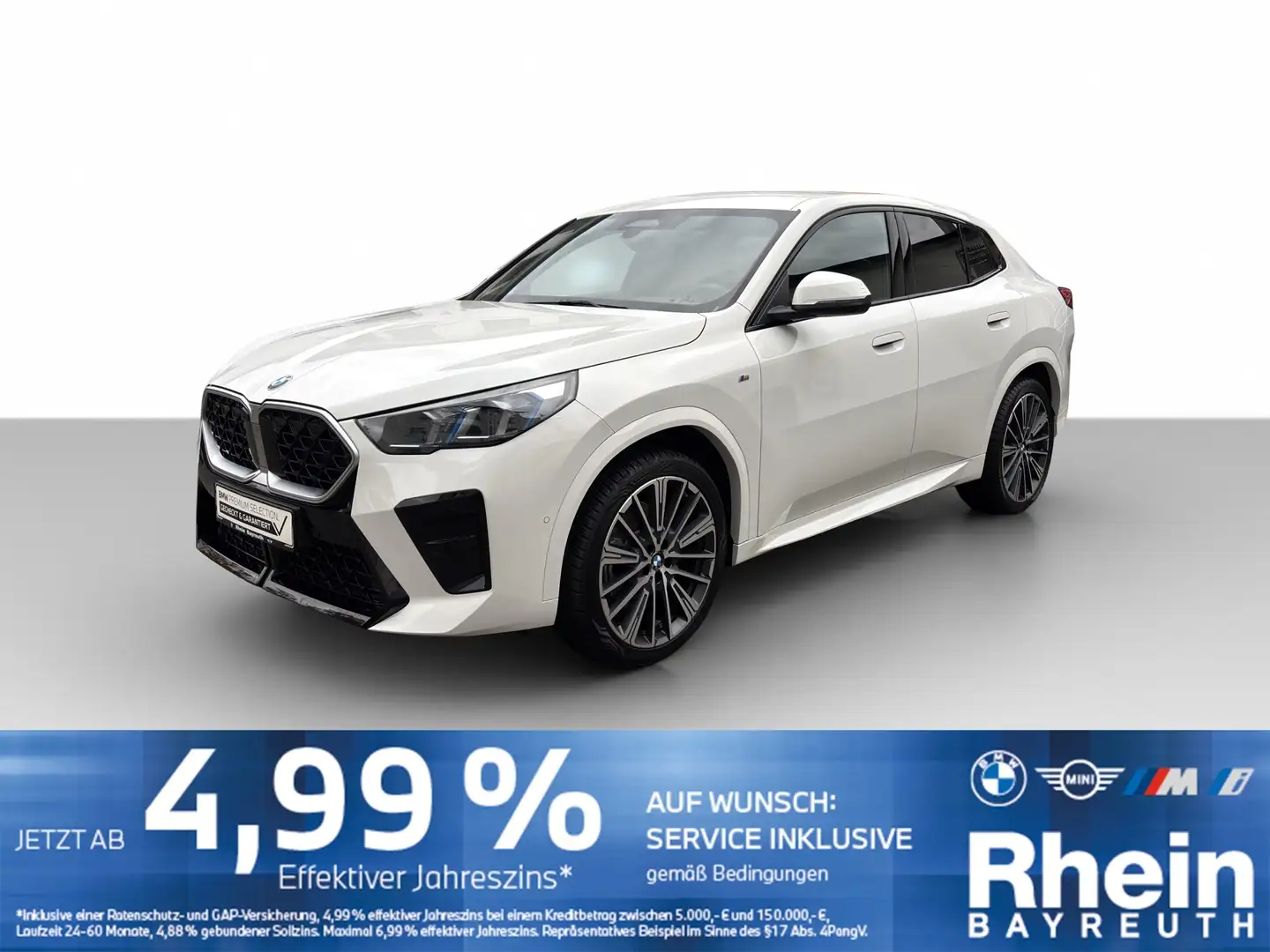 BMW X2 sDrive20i M Sport Navi AdapLED HUD AHK Park+ Navi Weiß - 1