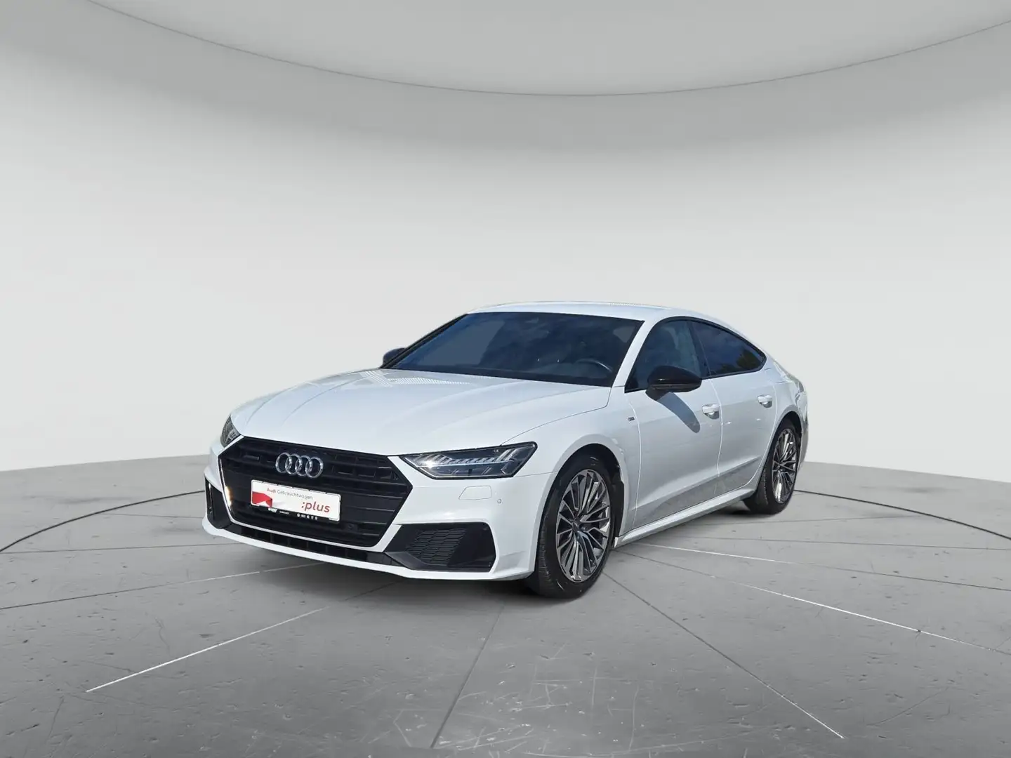 Audi A7 55 TFSI e qu. S tronic, MATRIX/2xPD Weiß - 2