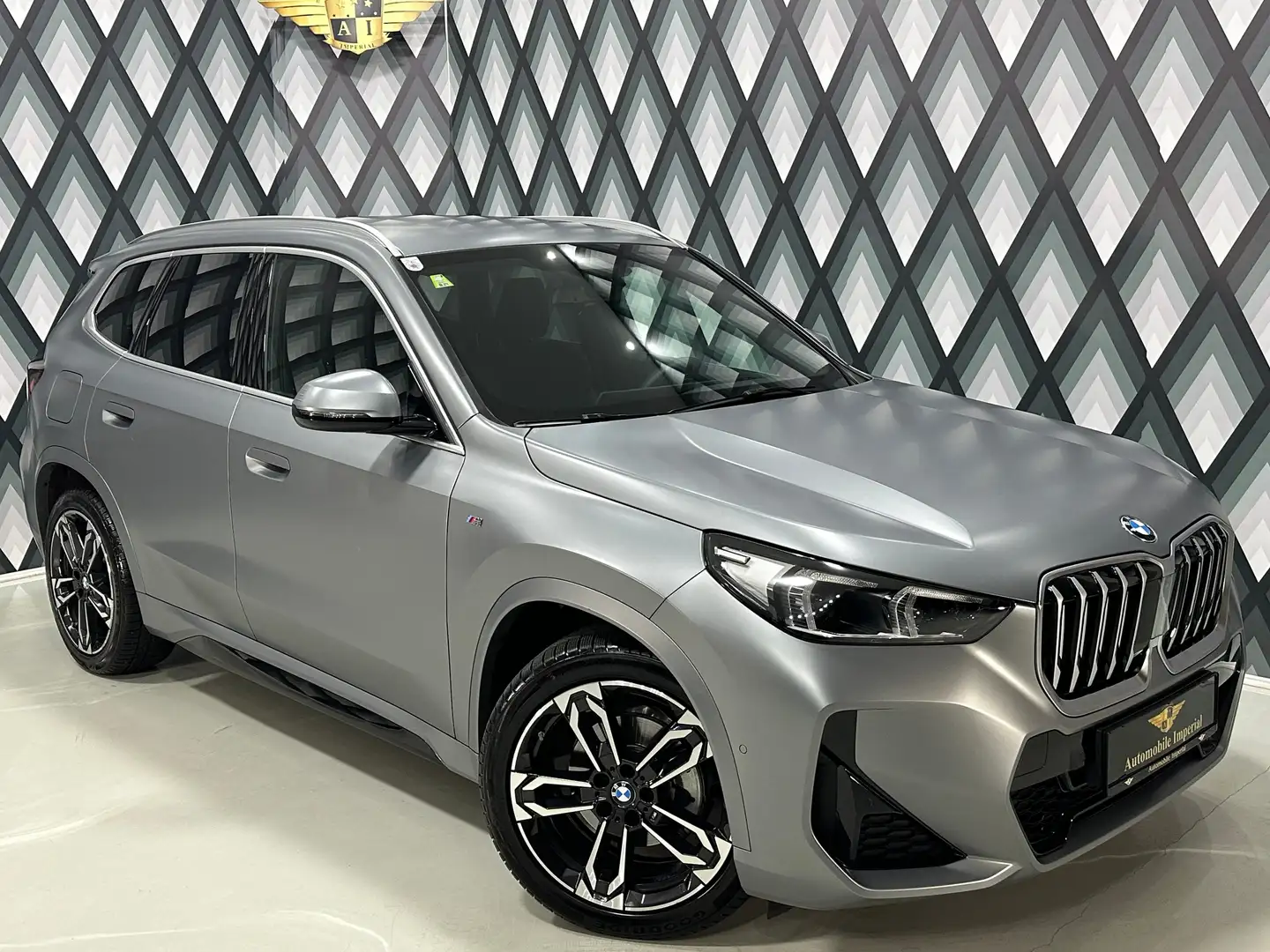 BMW X1 sDrive 18d // M-SPORTPAKET // AHK // BLICKFANG // Grijs - 1