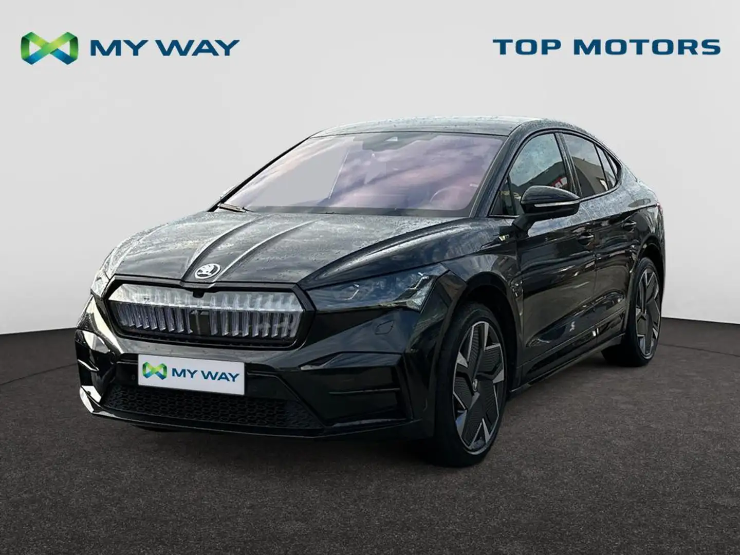Skoda Enyaq VRS 82KWH 4X4*PANO DAK*DCC*KESSY*TREKHAAK* Noir - 1