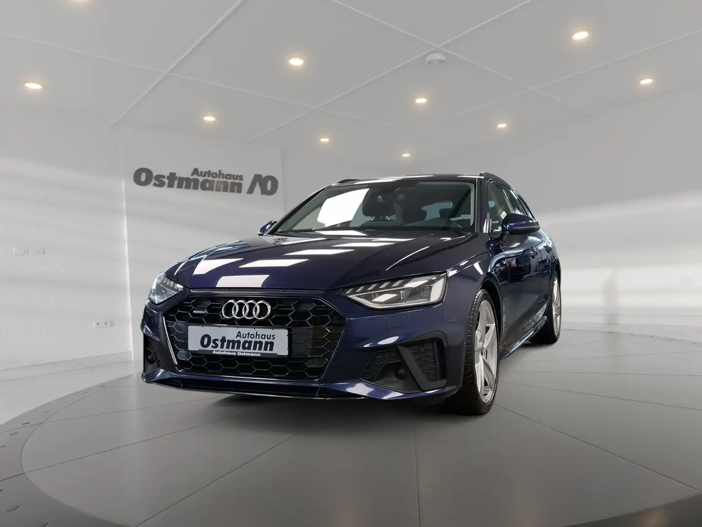Audi A4 Avant 50 TDI quattro S-Line Matrix LM RFK Navi Blau - 1