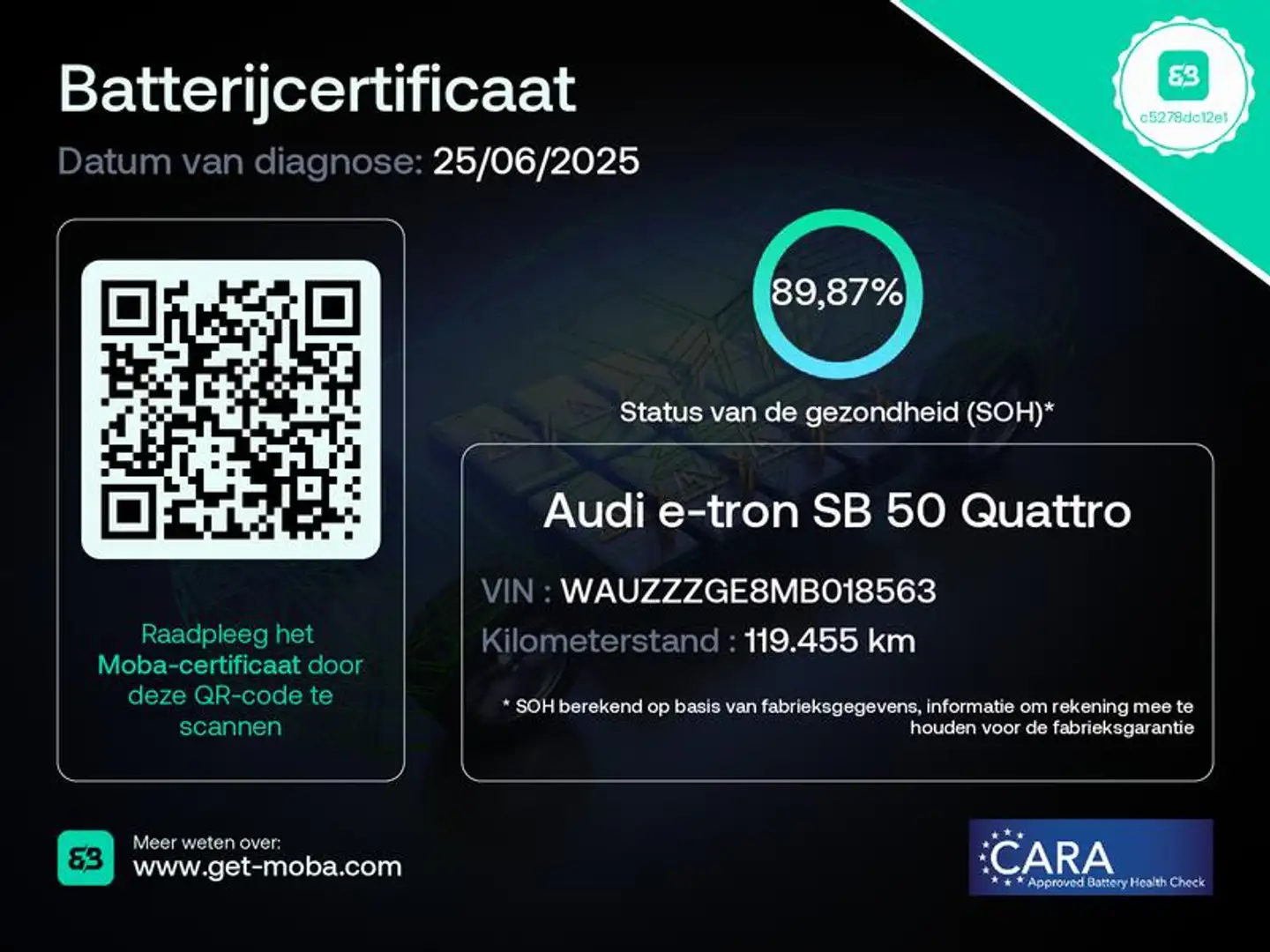 Audi e-tron Sportback 50 quattro Business Plus 90% SOH 71 kWh Grau - 2
