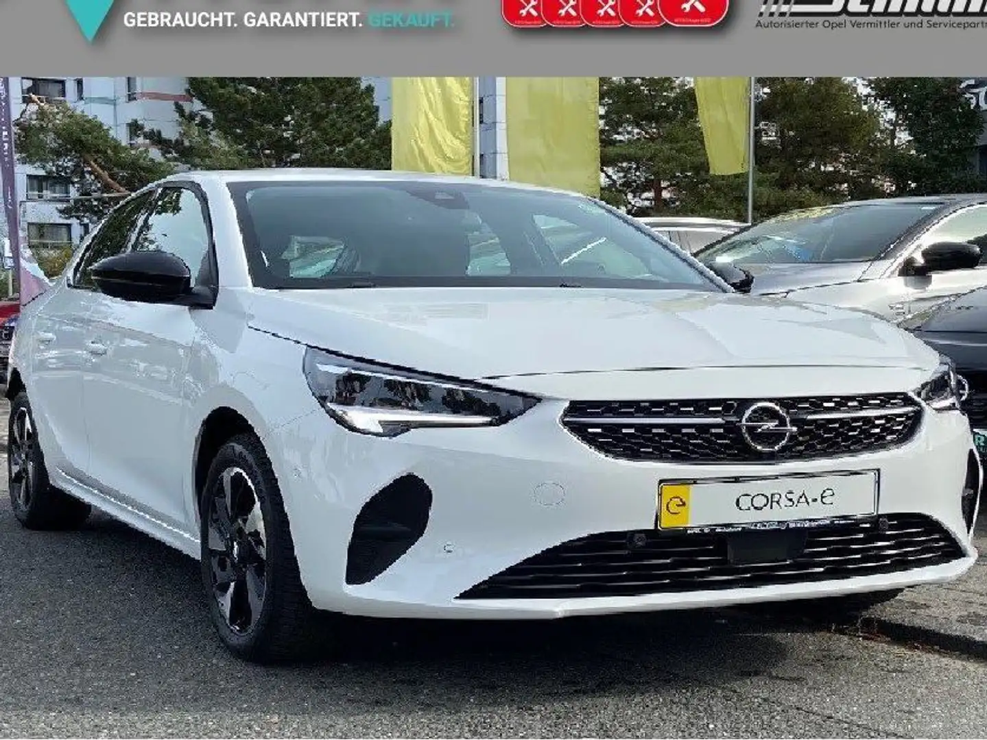Opel Corsa-e e Elegance Navi 11 kW Charger Weiß - 1