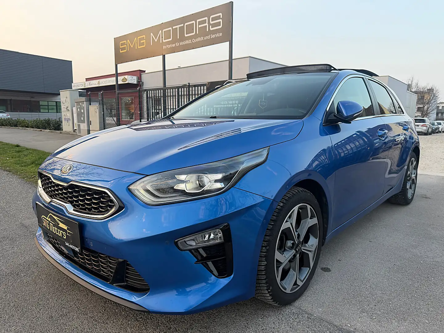 Kia Ceed / cee'd ceed 1,4 TGDI GPF Platin DCT Aut.  !!! VIGNETTE... Blau - 1
