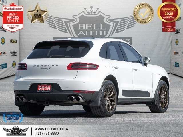 2016 Porsche Macan S | NAVI | PANO | REDLTHR | 20RIMS | REDBRKCLPRS thumb 8