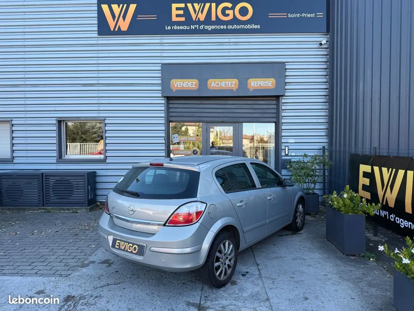 Opel Astra 1.7 cdti 100ch cosmo vente reserve au pro Gris - 2