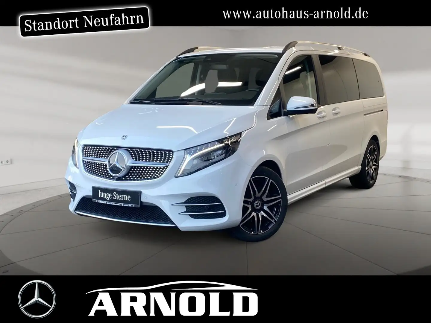 Mercedes-Benz V 220 V 220 d Lang AMG-Line el-Türen LED Kamera Sitzh. Weiß - 1