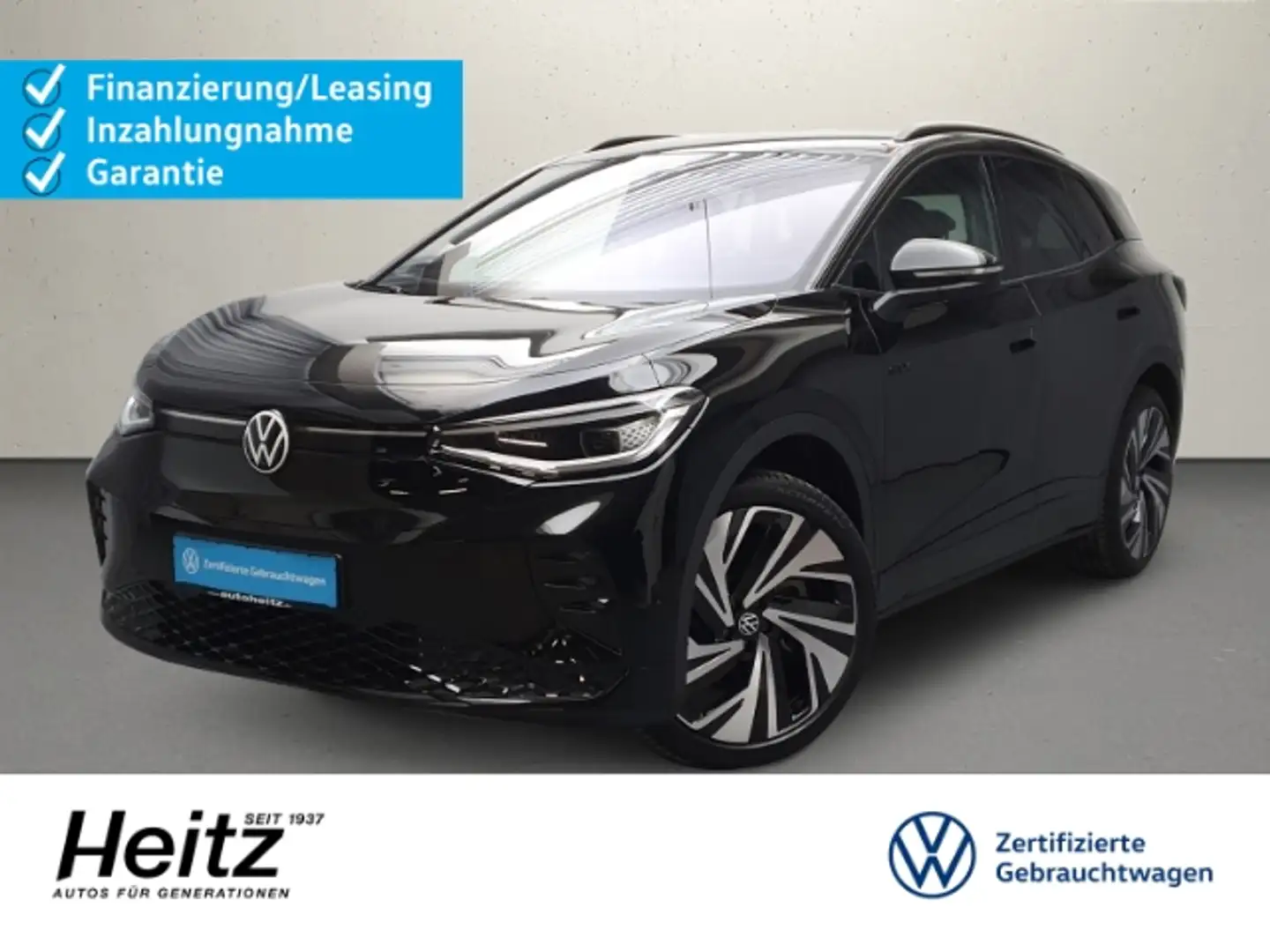 Volkswagen ID.4 GTX 4MOTION AHK Navi 360 Kam LED ACC Allrad Noir - 1