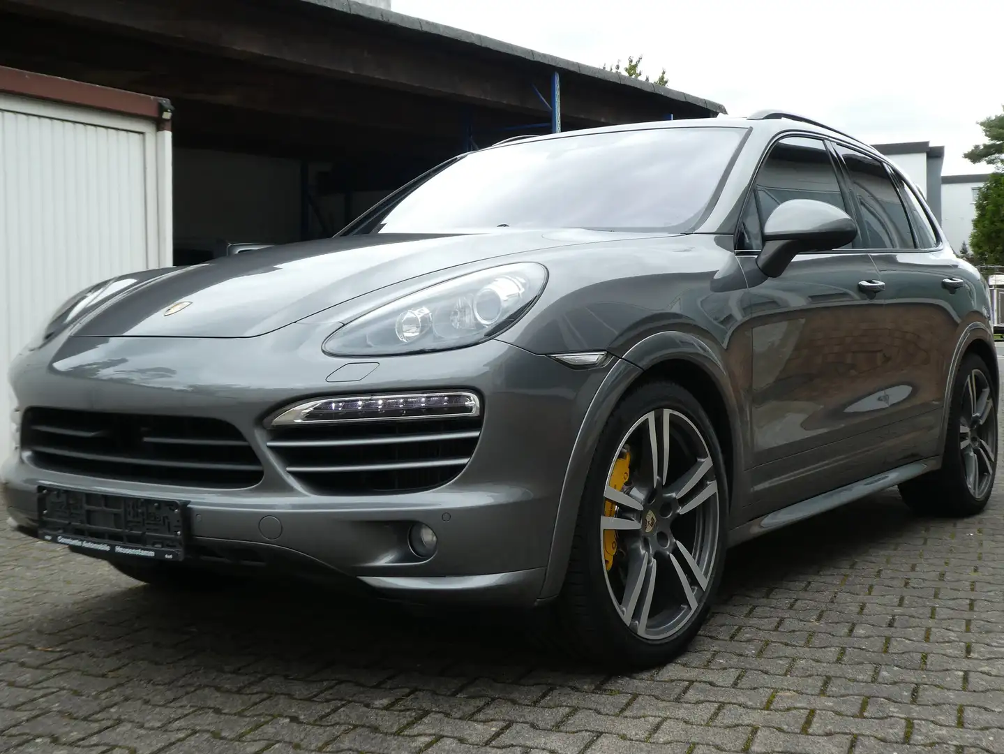 Porsche Cayenne Diesel Tiptronic S Sport Design Voll Porsche Garan Grau - 1