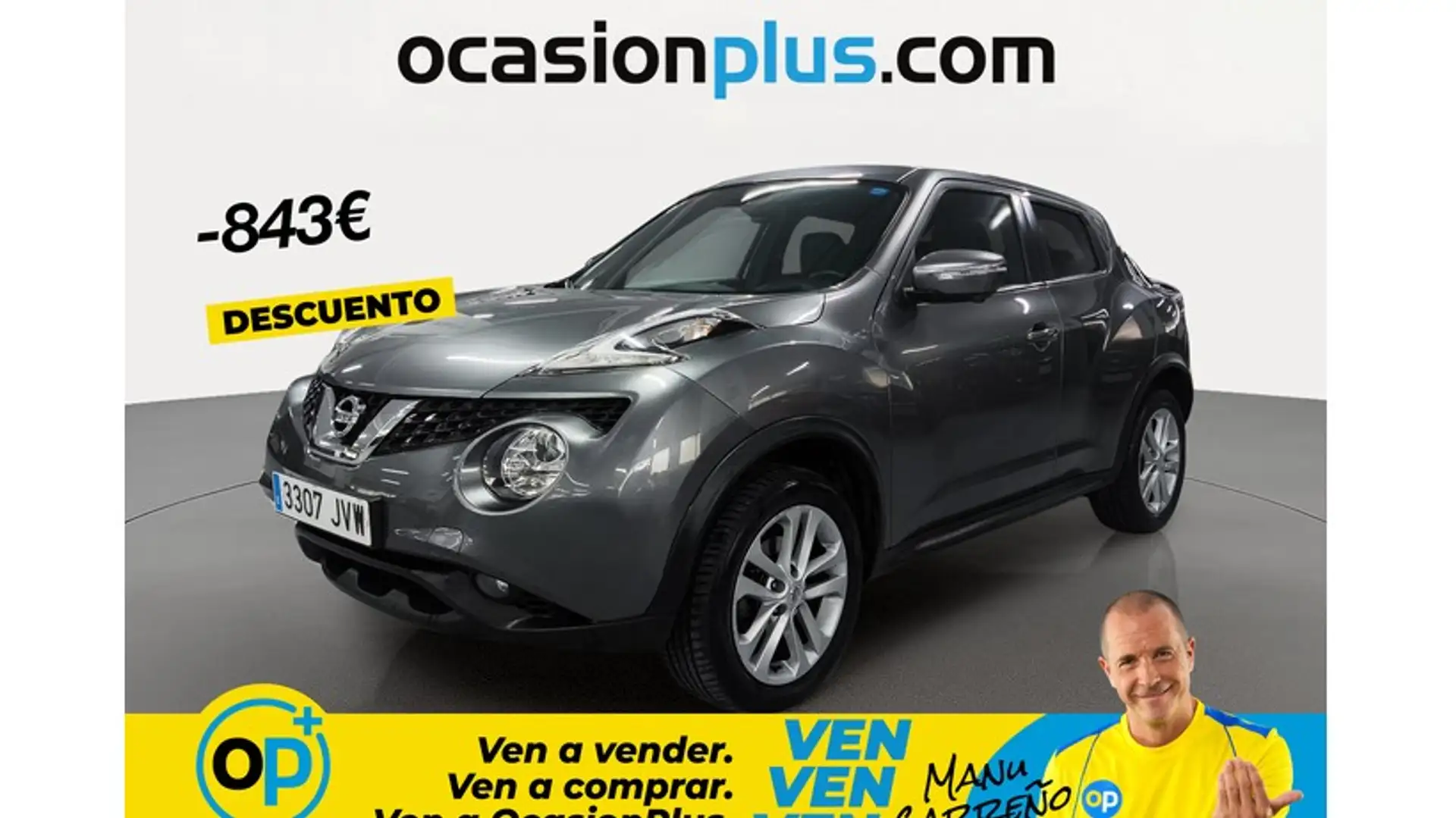 Nissan Juke 1.6 N-Connecta 4x2 XTronic 117 Gris - 1