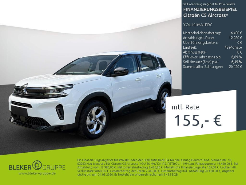 Citroen C5 Aircross YOU KLIMA+PDC
