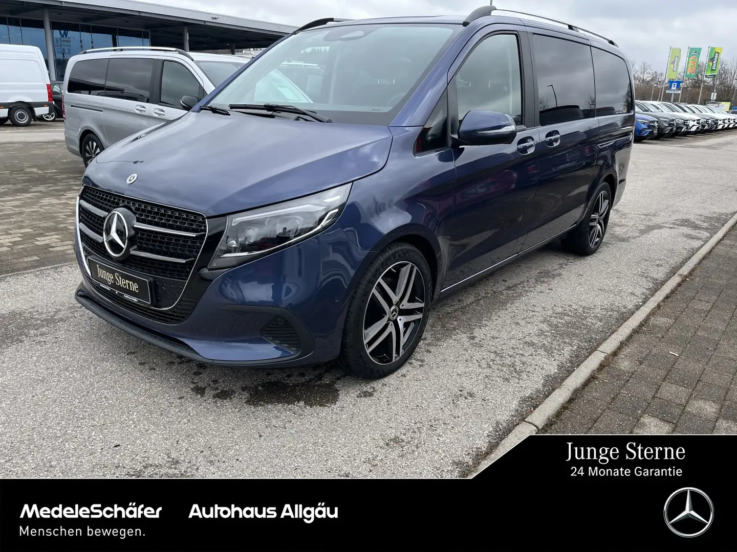 Mercedes-Benz V 300 V 300 d STYLE Lang DISTRONIC STANDHZG EL.TÜR AHK Blau - 1