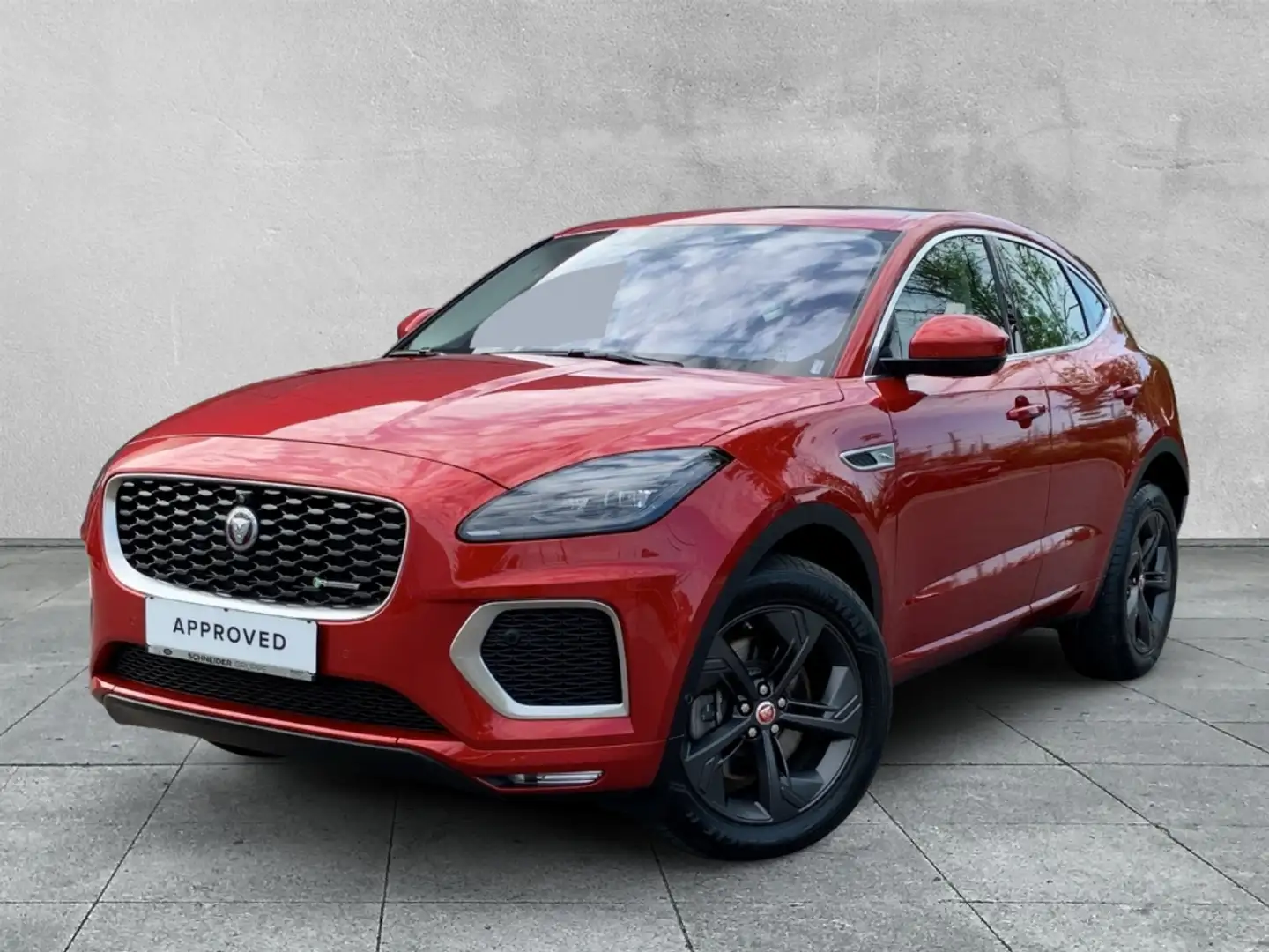 Jaguar E-Pace P300e AWD R-DYNAMIC SE PANO+SHZG+HUD+LMF Rot - 1