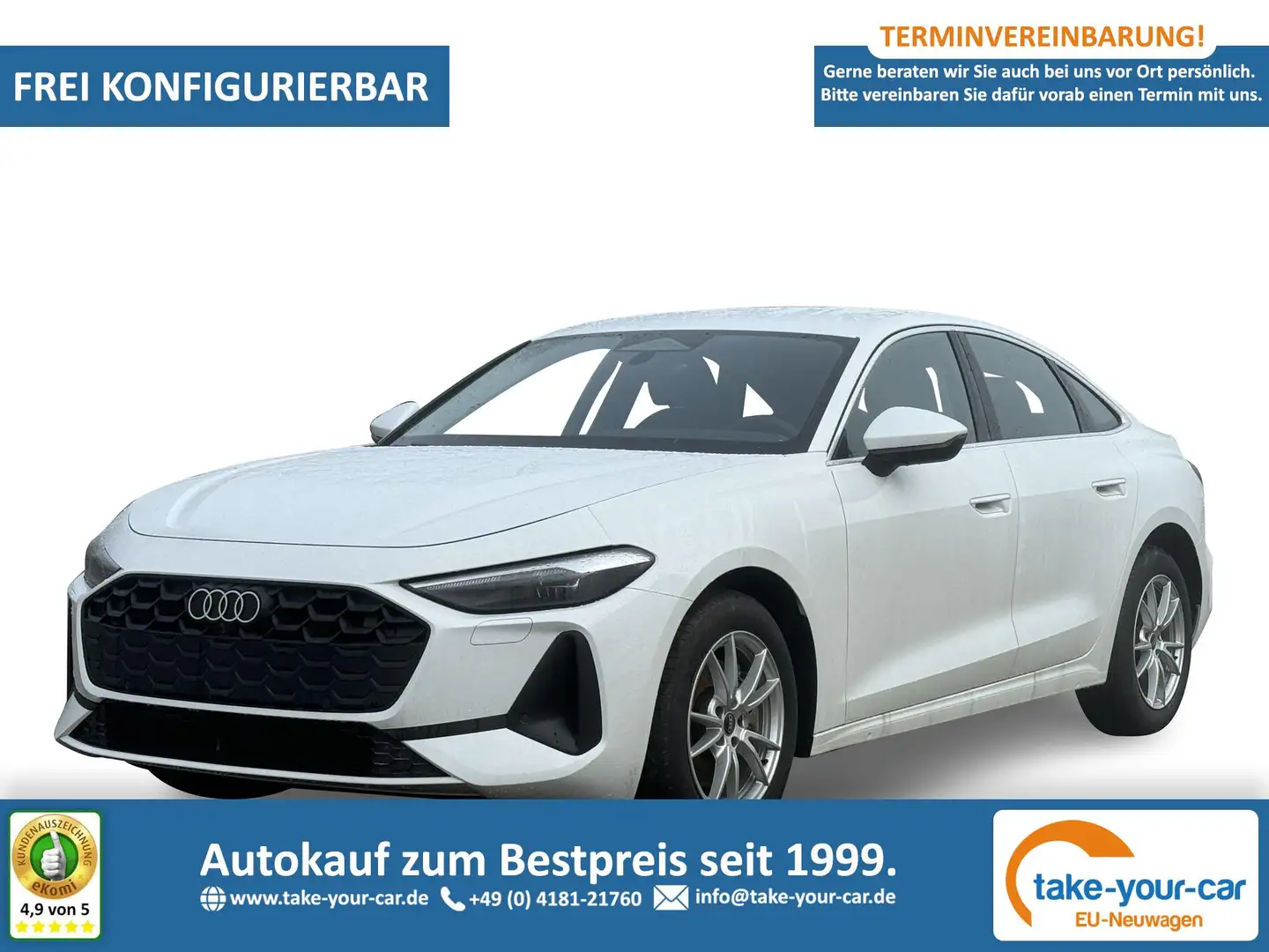 Audi A5 Limousine **FREI KONFIGURIERBAR** NAVI+ EL. HEC... - 1