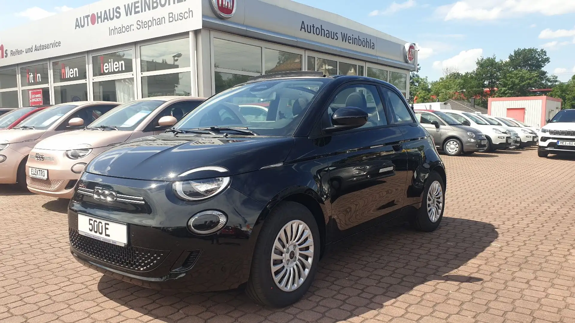 Fiat 500e 500 e Cabrio Schwarz - 1