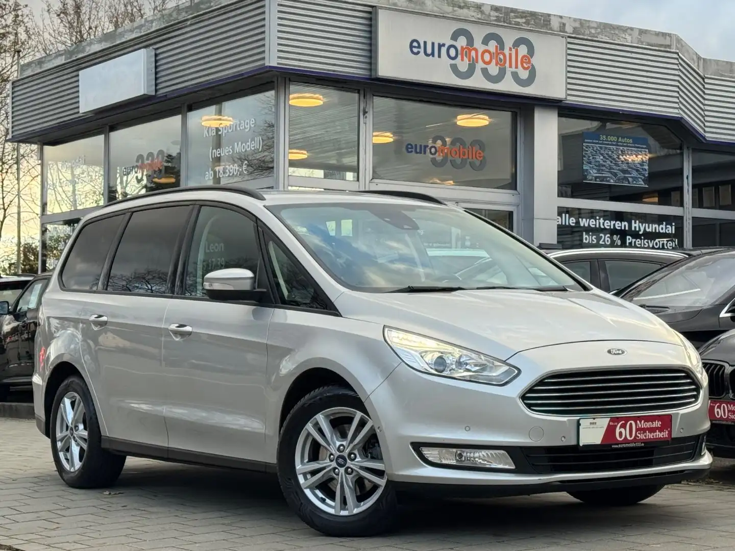 Ford Galaxy Business 1.Hand*7-Sitz.*Temp.*Sitzhz*RFK* Silber - 1