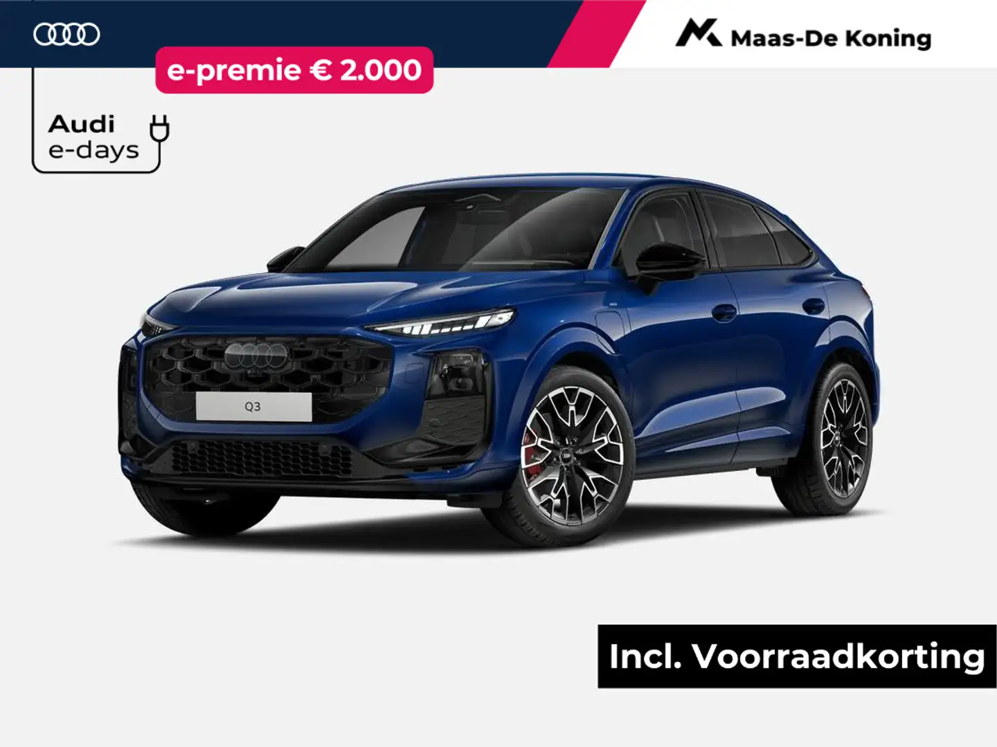 Audi Q3 Sportback 1.5 TFSI e-hybrid S edition 272 PK · Mat Azul - 1